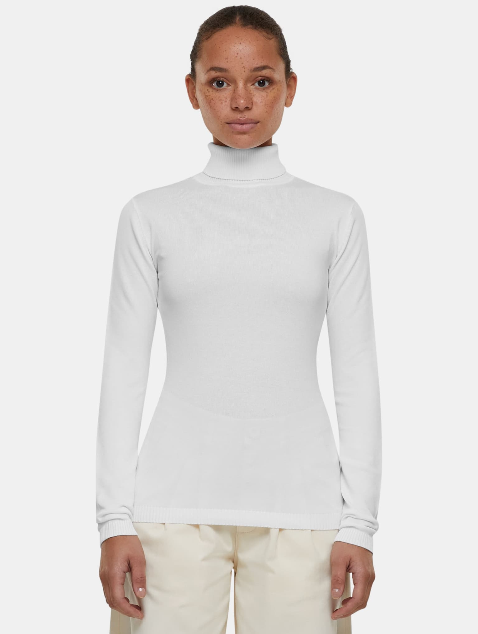 Urban Classics Ladies Knitted Turtleneck Sweater – Bild 4