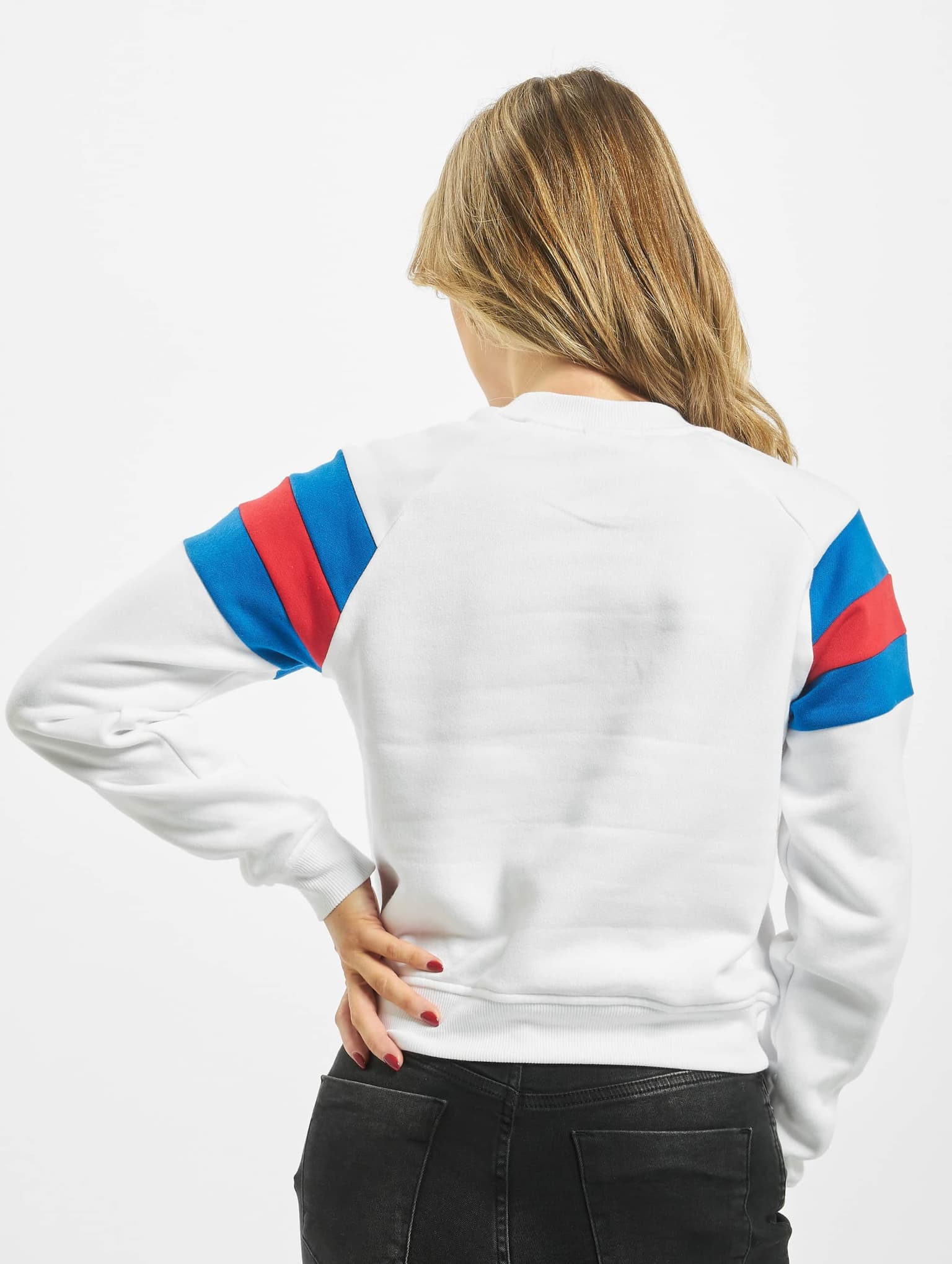 Urban Classics Ladies Sleeve Stripe Crew – Bild 2
