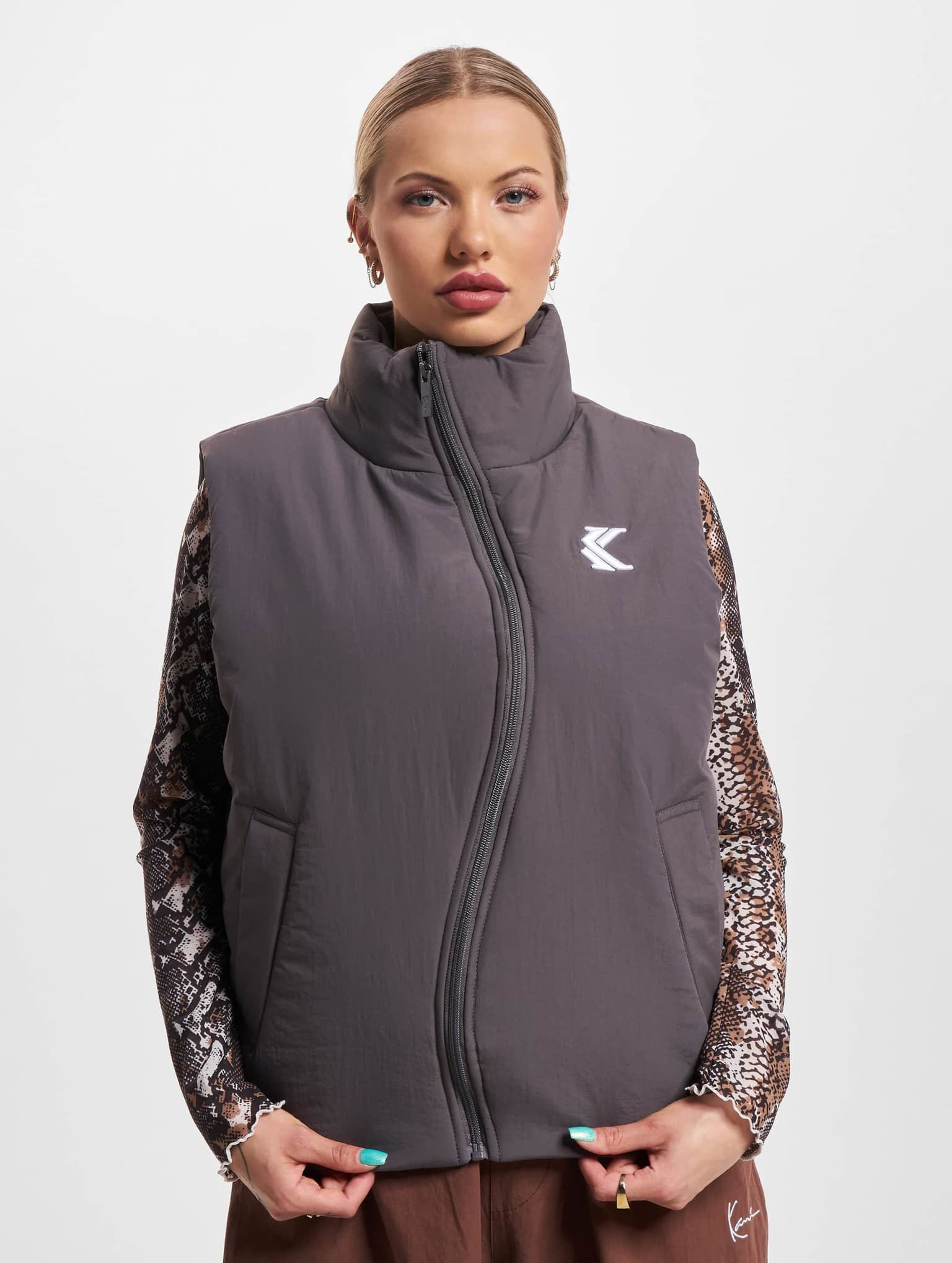 Karl Kani KW233-027-1 KK OG Wavy Puffer Vest – Bild 3
