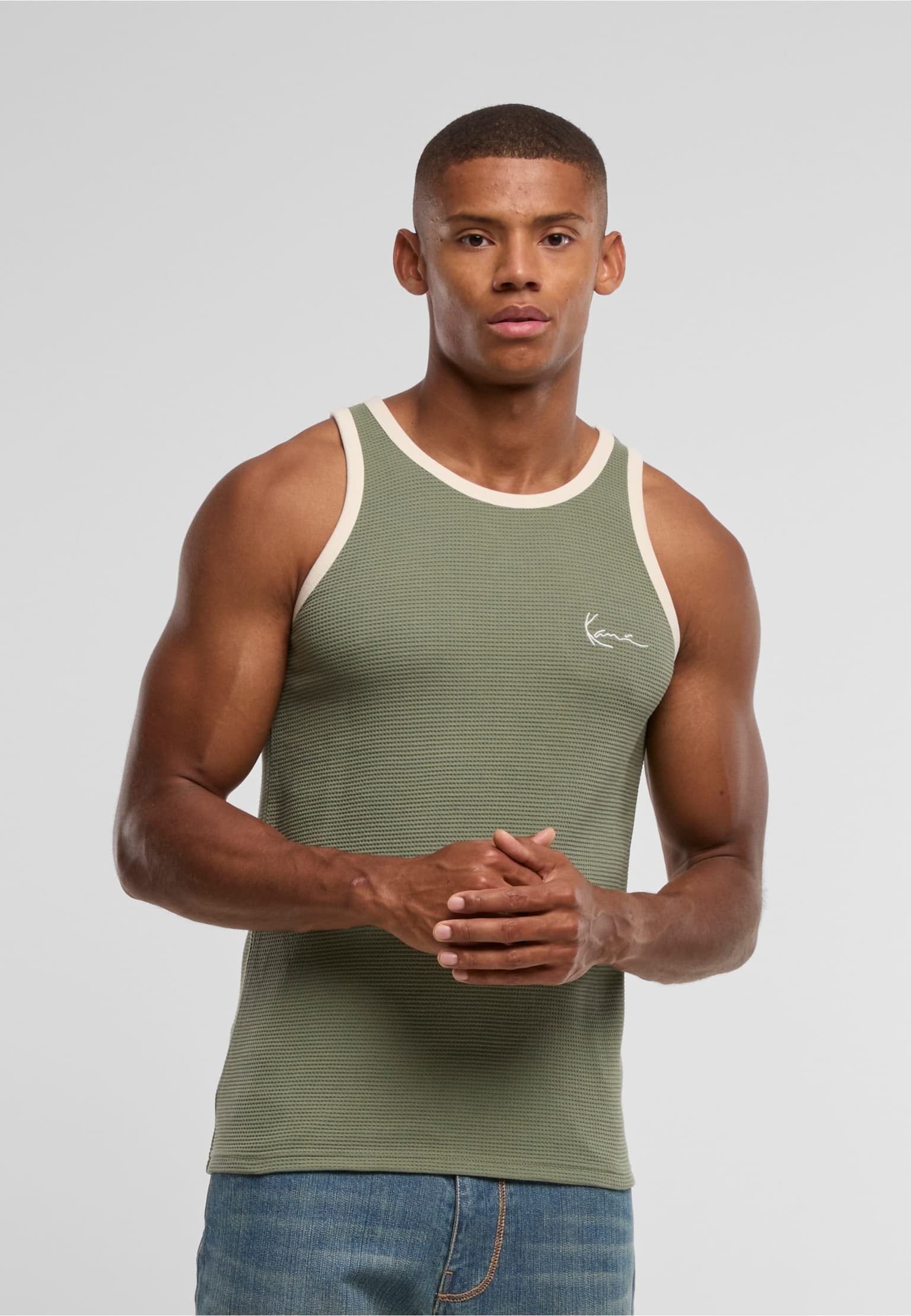 Karl Kani Signature Waffle Tank Top