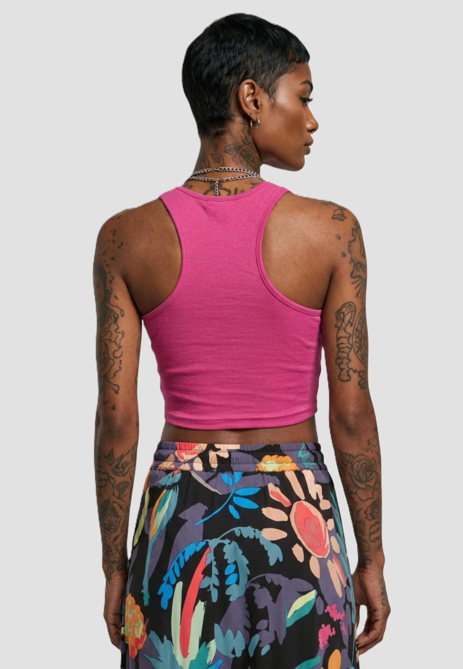 Urban Classics Ladies Cropped Rib Top – Bild 2