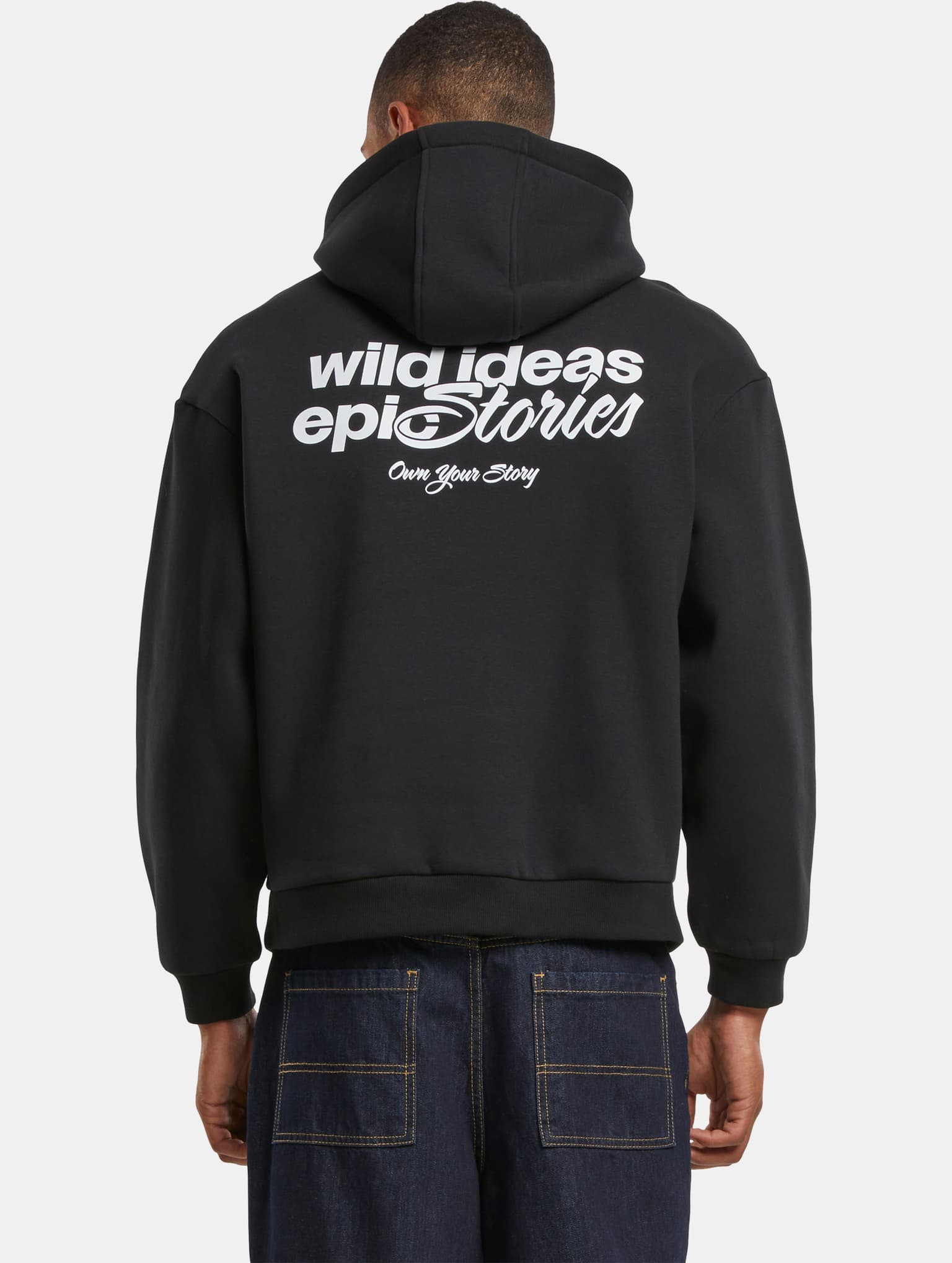 Mister Tee Upscale Wild Stories Fluffy Hoody – Bild 2