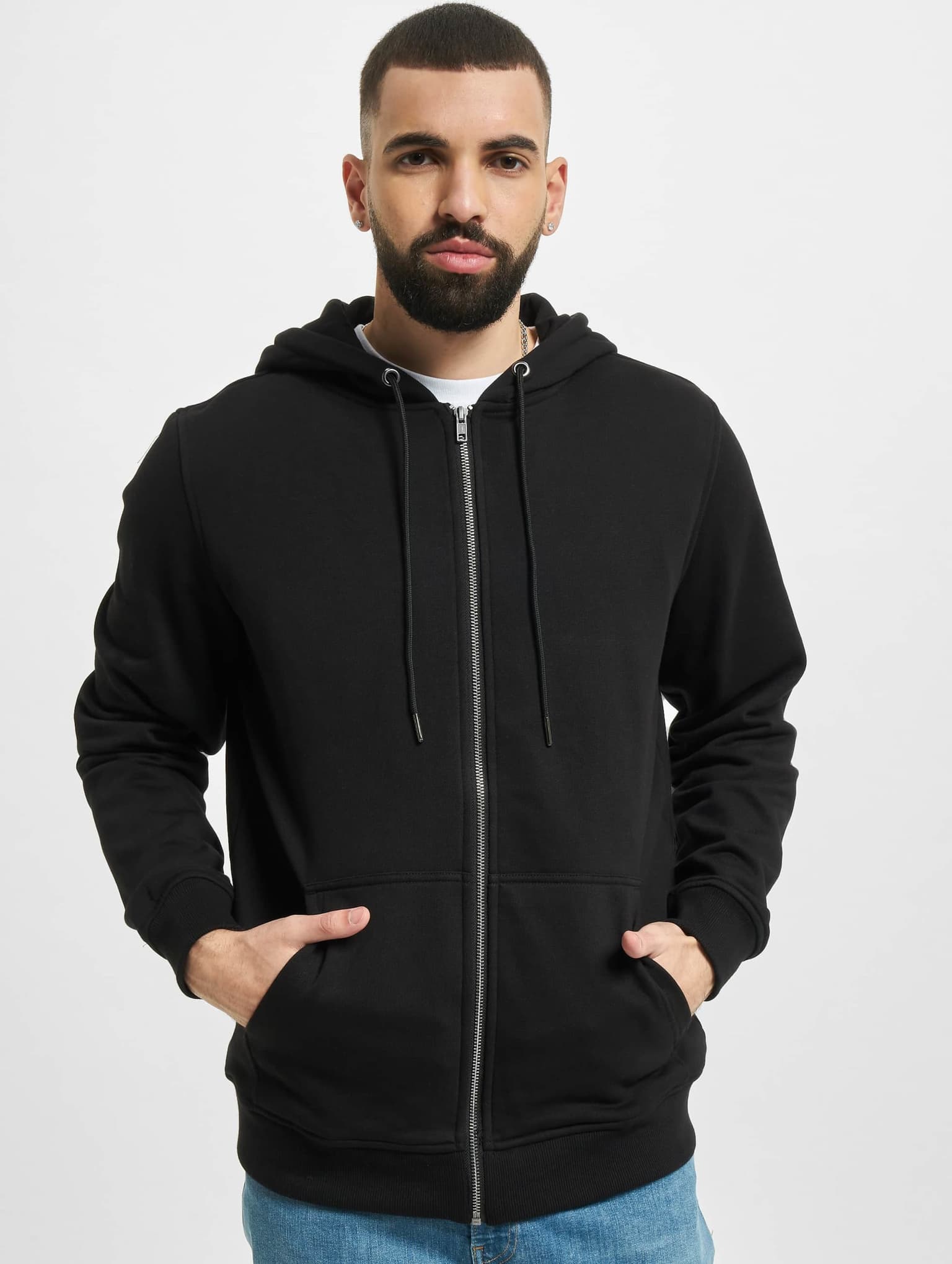 Urban Classics Basic Terry Zip Hoody – Bild 3