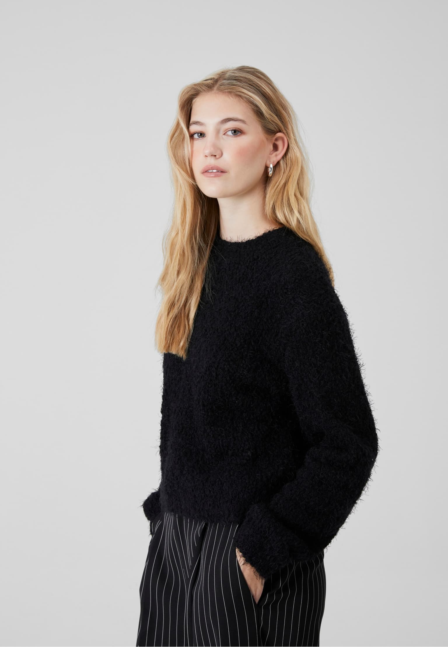 Noisy May NMSASSY L/S O-NECK KNIT FWD – Bild 4