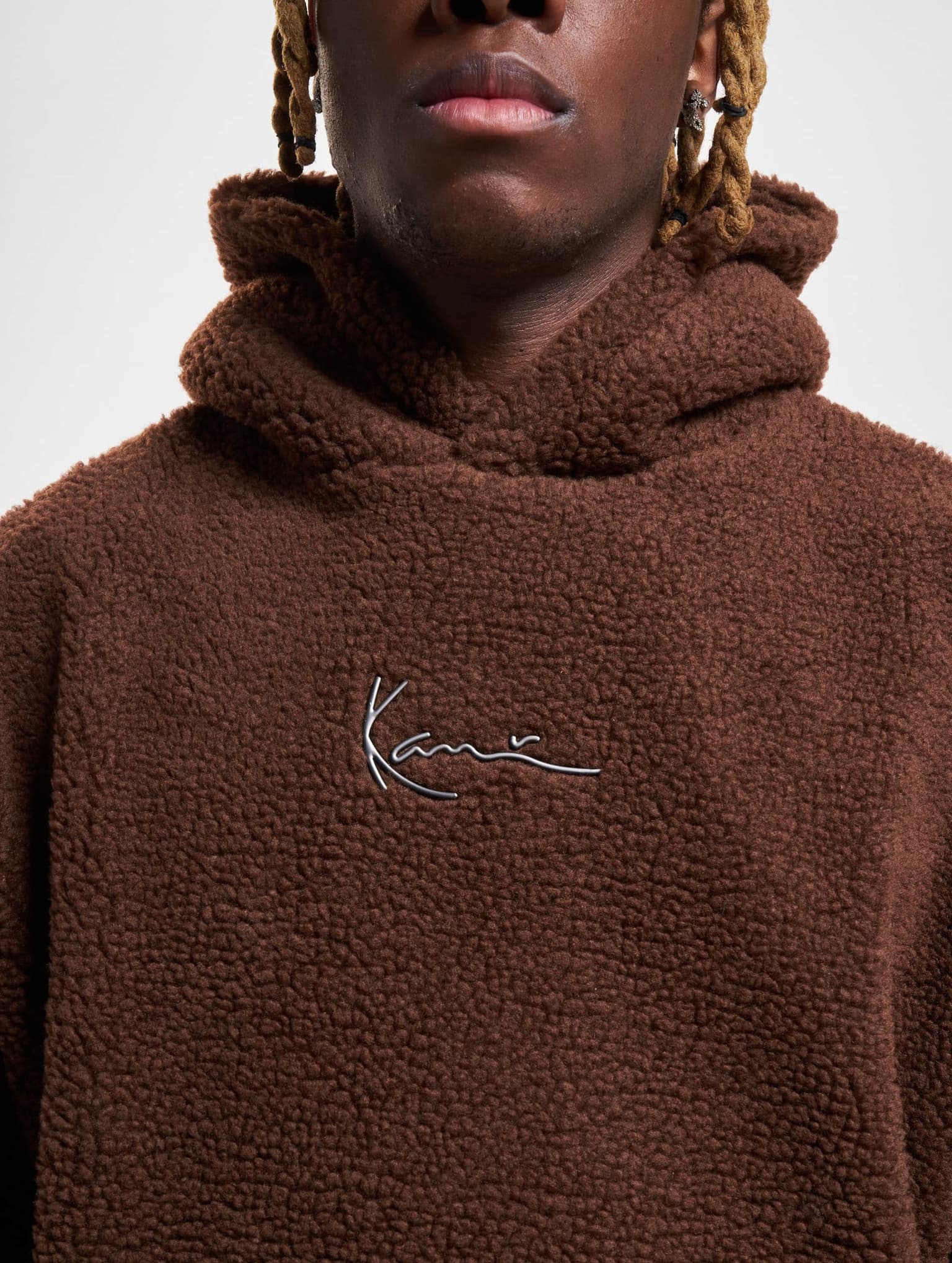 Karl Kani KK Metal Signature Teddy Os Hoodie – Bild 4