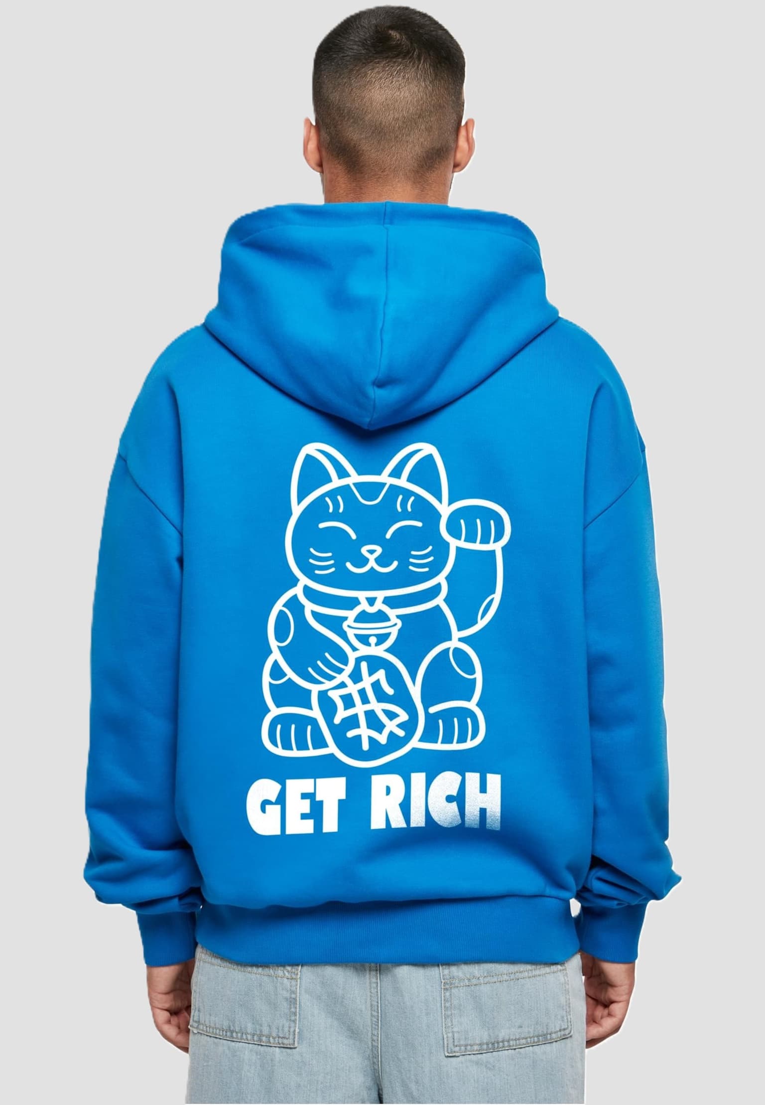 Mister Tee Get Rich Heavy Oversize Hoody – Bild 2