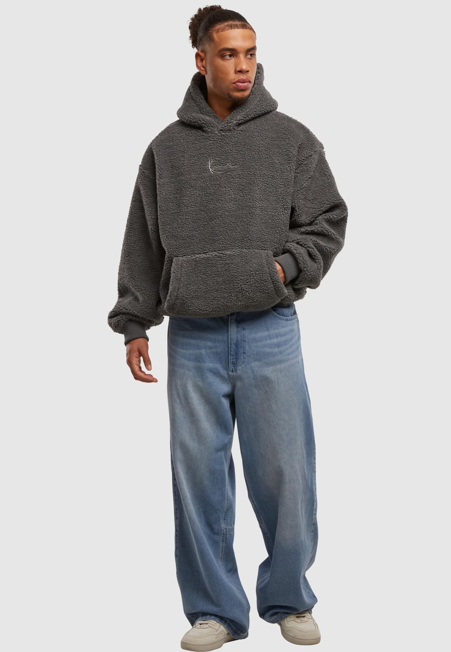 Karl Kani KK Metal Signature Teddy Hoodie – Bild 4