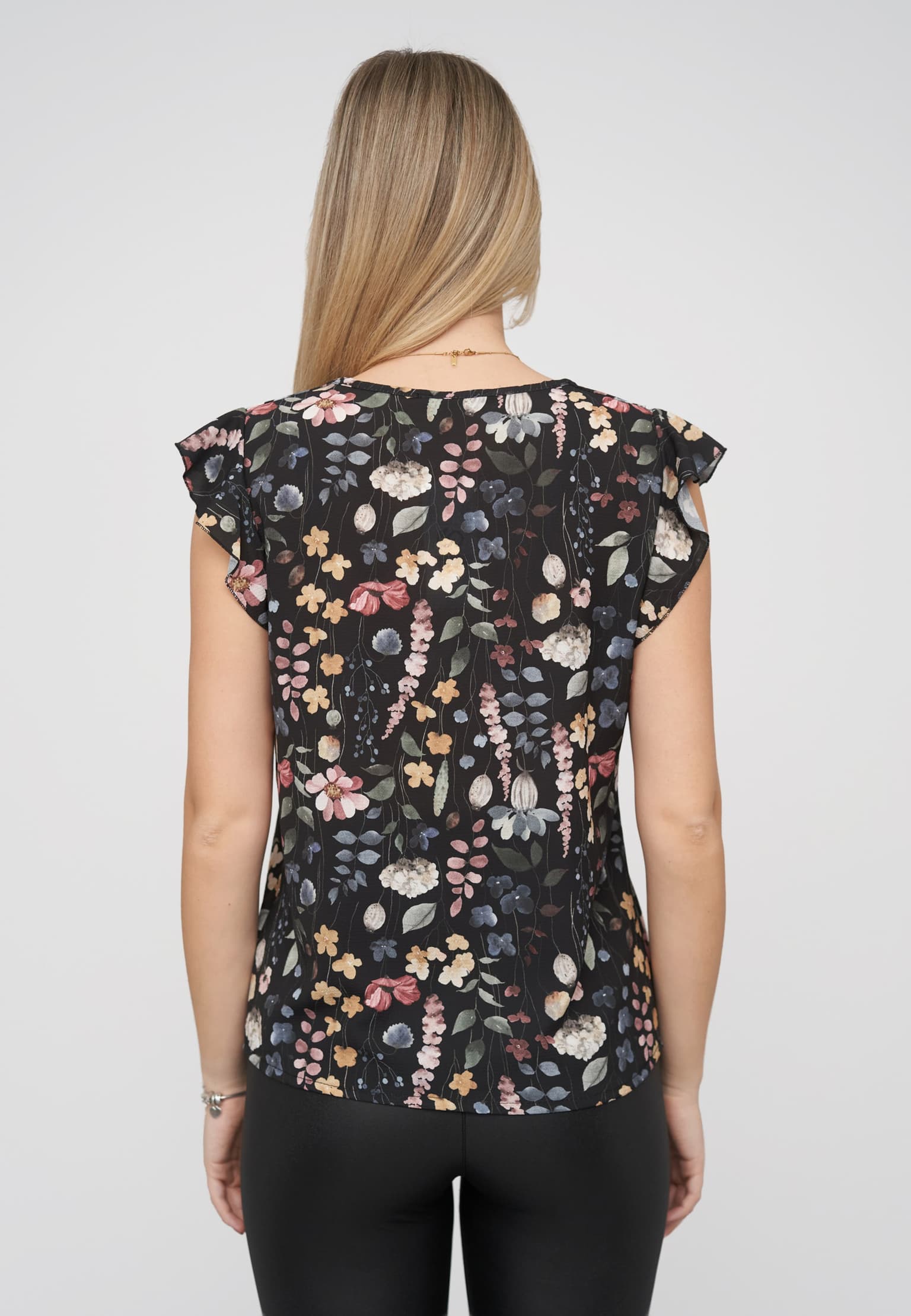 Cloud5ive Blouse with buttons and floral print – Bild 2