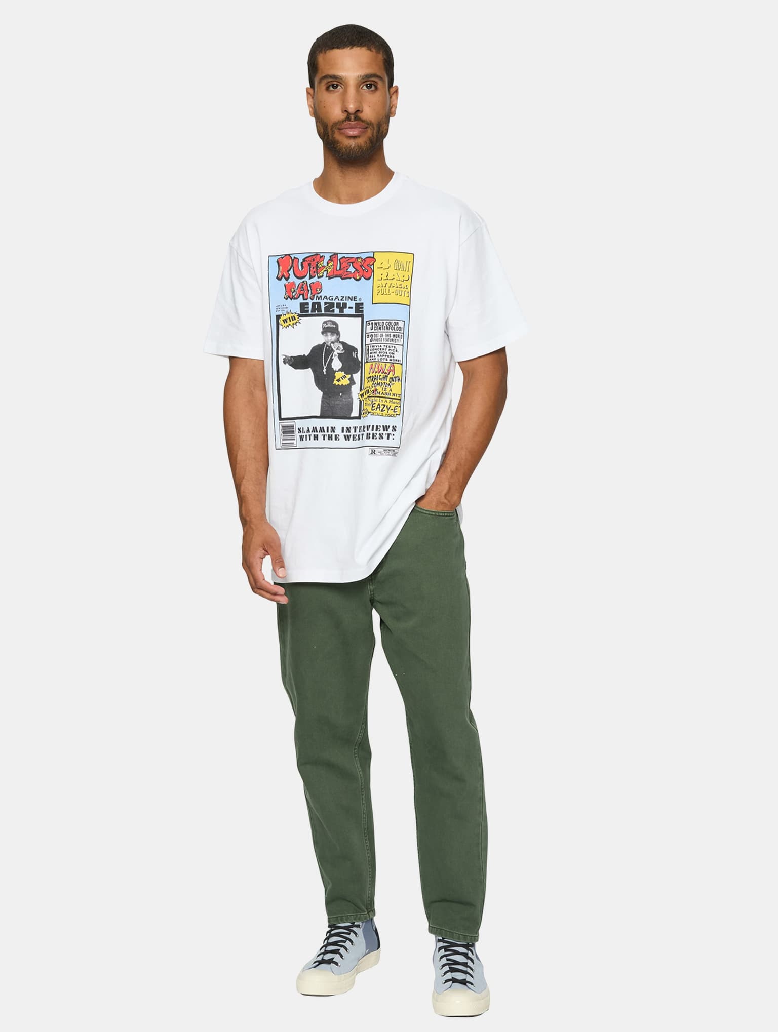 Merchcode Eazy-E RAP Magazine Oversize Tee – Bild 3