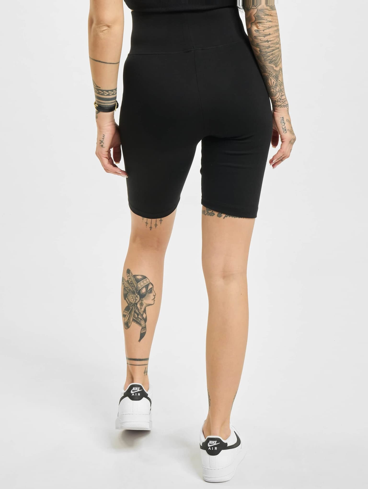 Urban Classics Ladies High Waist Branded Cycle Short – Bild 2