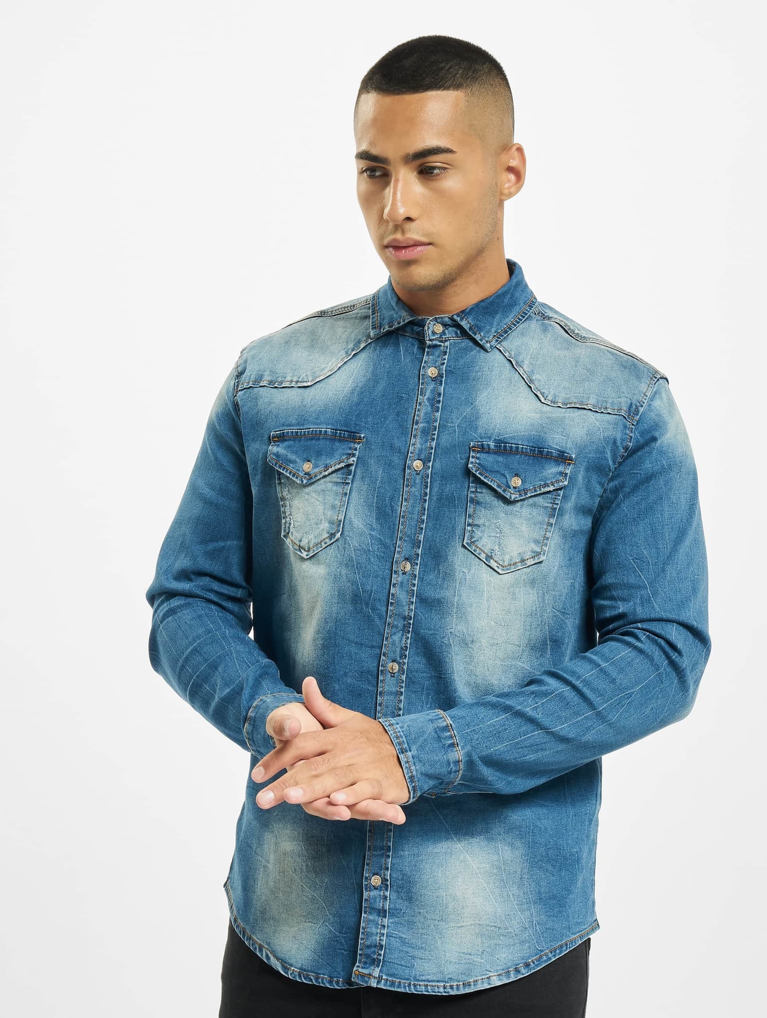 Brandit Riley Denim Shirt – Bild 3