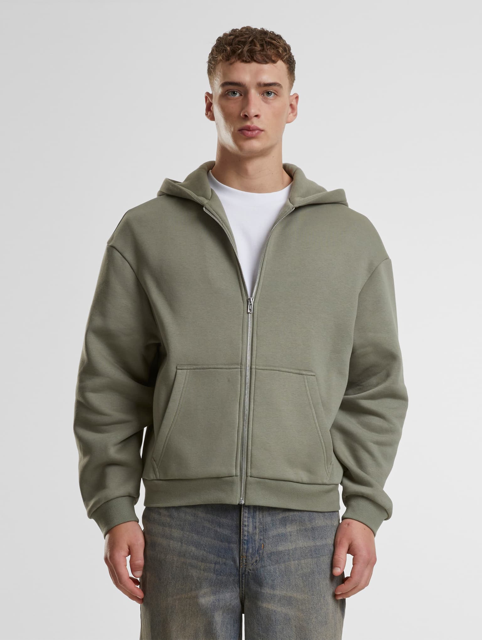 Urban Classics Fluffy Zip Hoodie – Bild 3