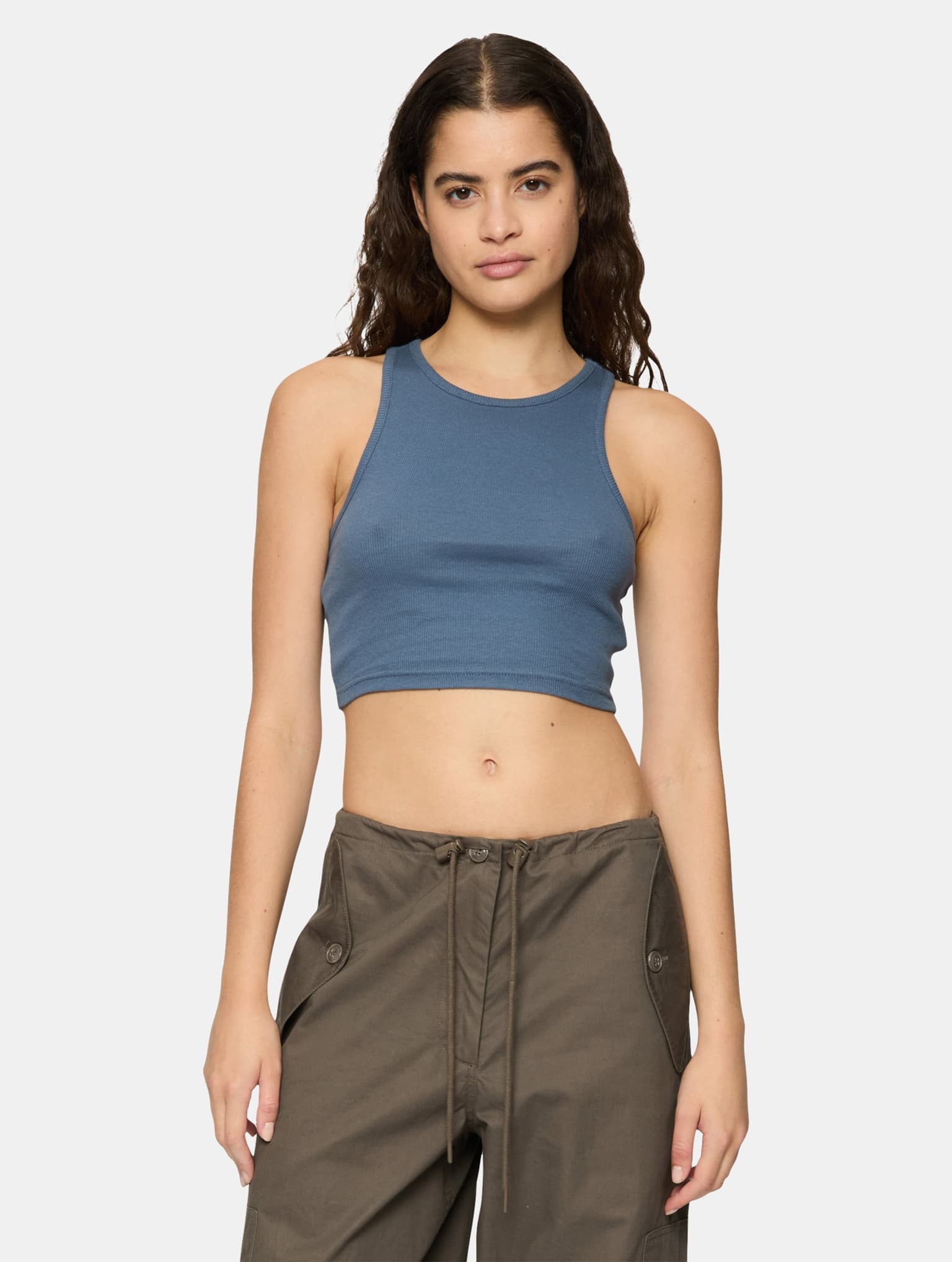 Urban Classics Ladies Cropped Rib Top 2-Pack – Bild 3