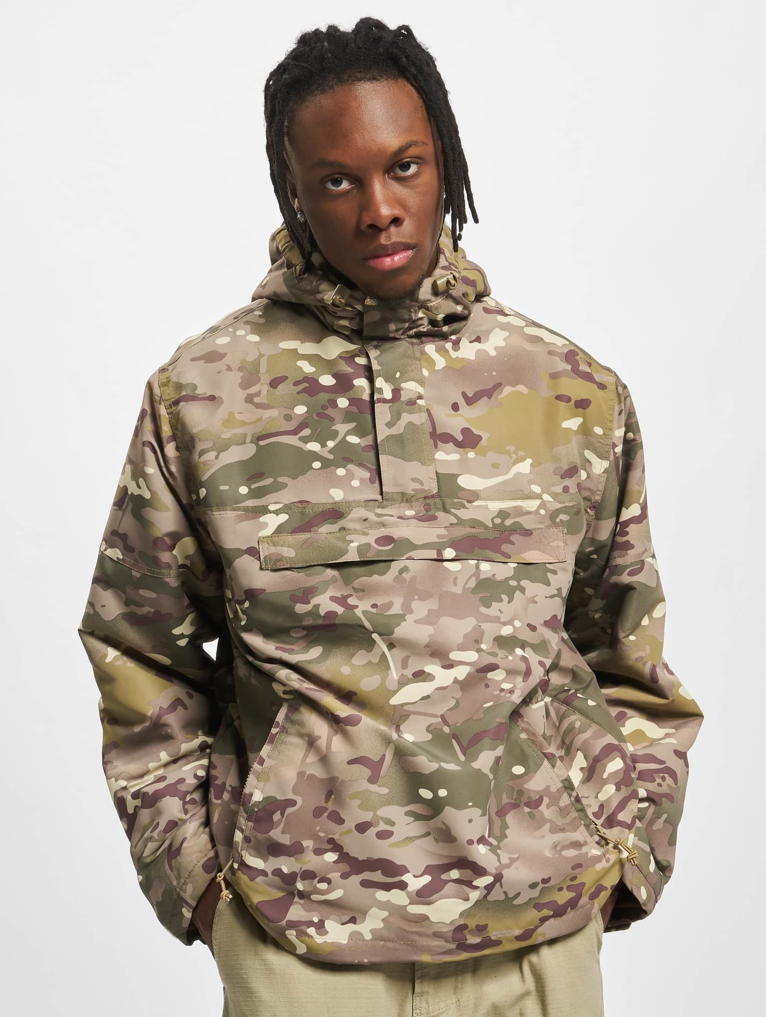 Brandit Fleece Pull Over Windbreaker