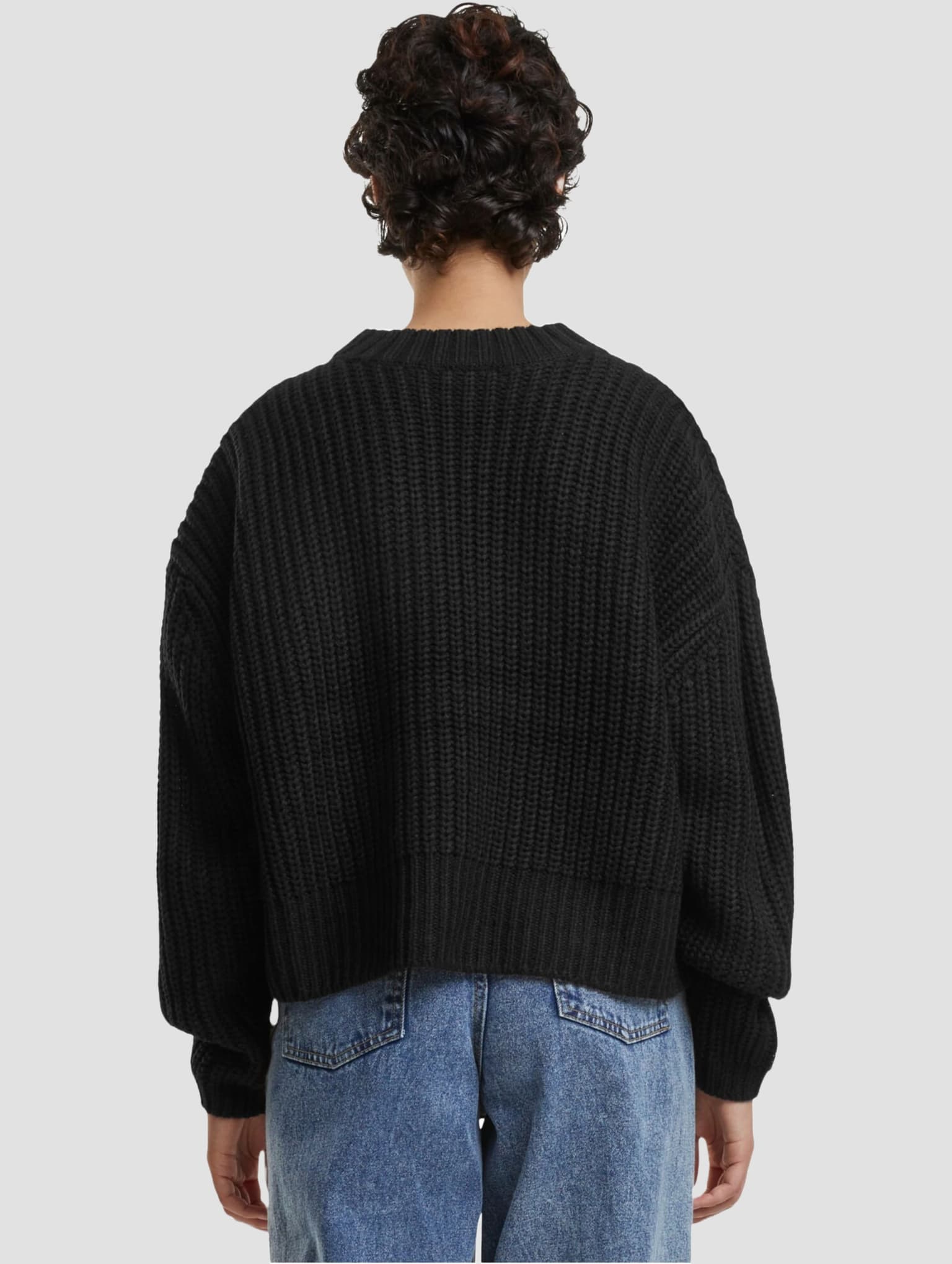 Urban Classics Ladies Wide Basic Oversized Sweater – Bild 2