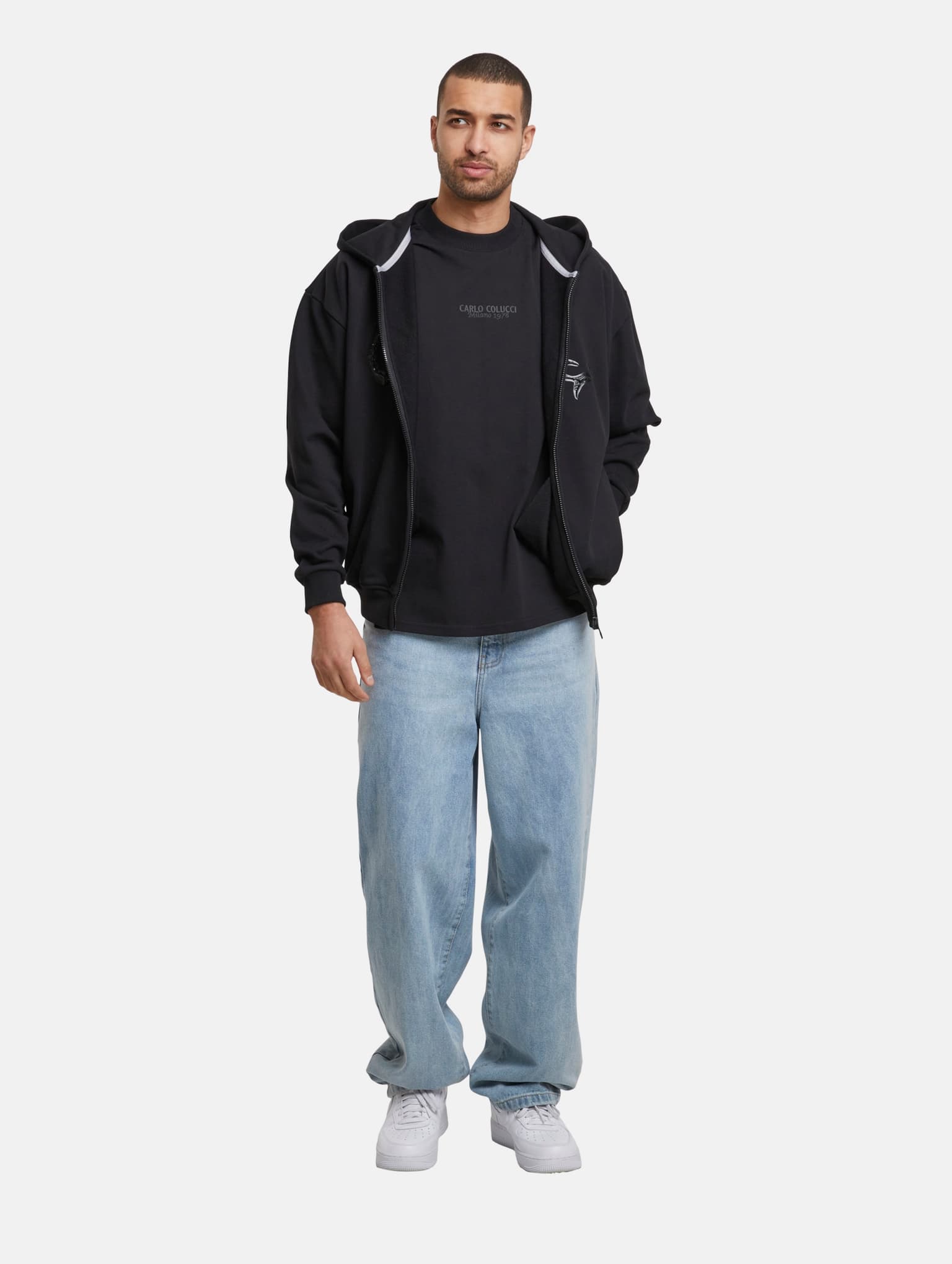 Carlo Colucci La Famiglia Zip Hoodie – Bild 4