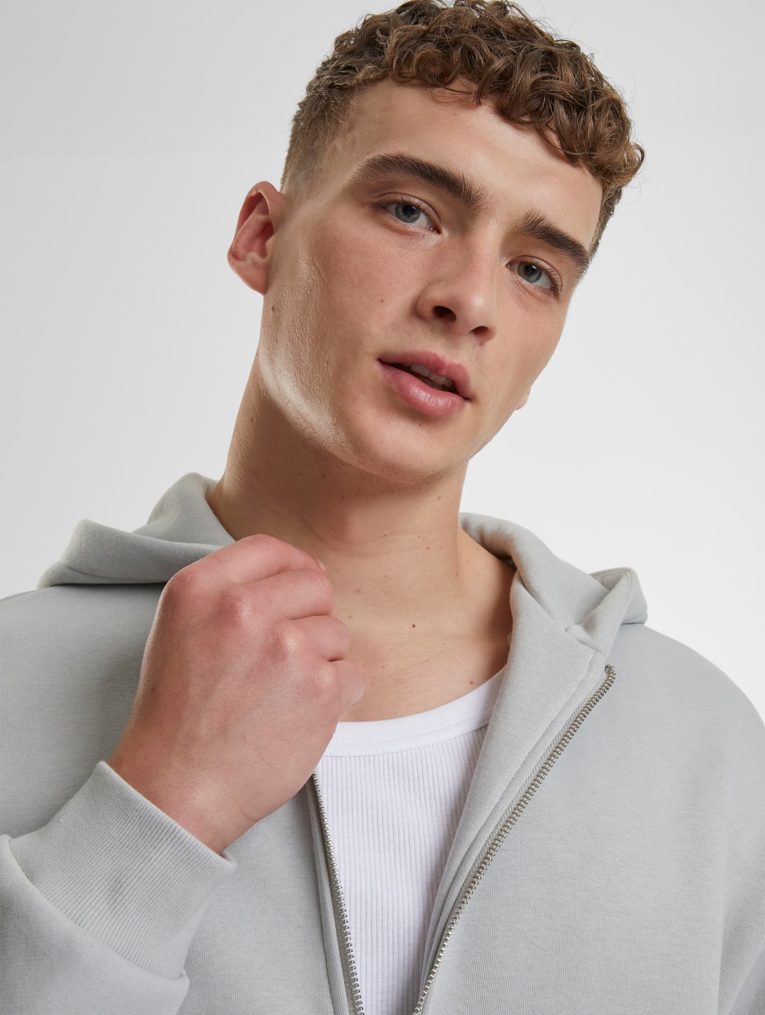 Urban Classics Fluffy Zip Hoodie – Bild 4