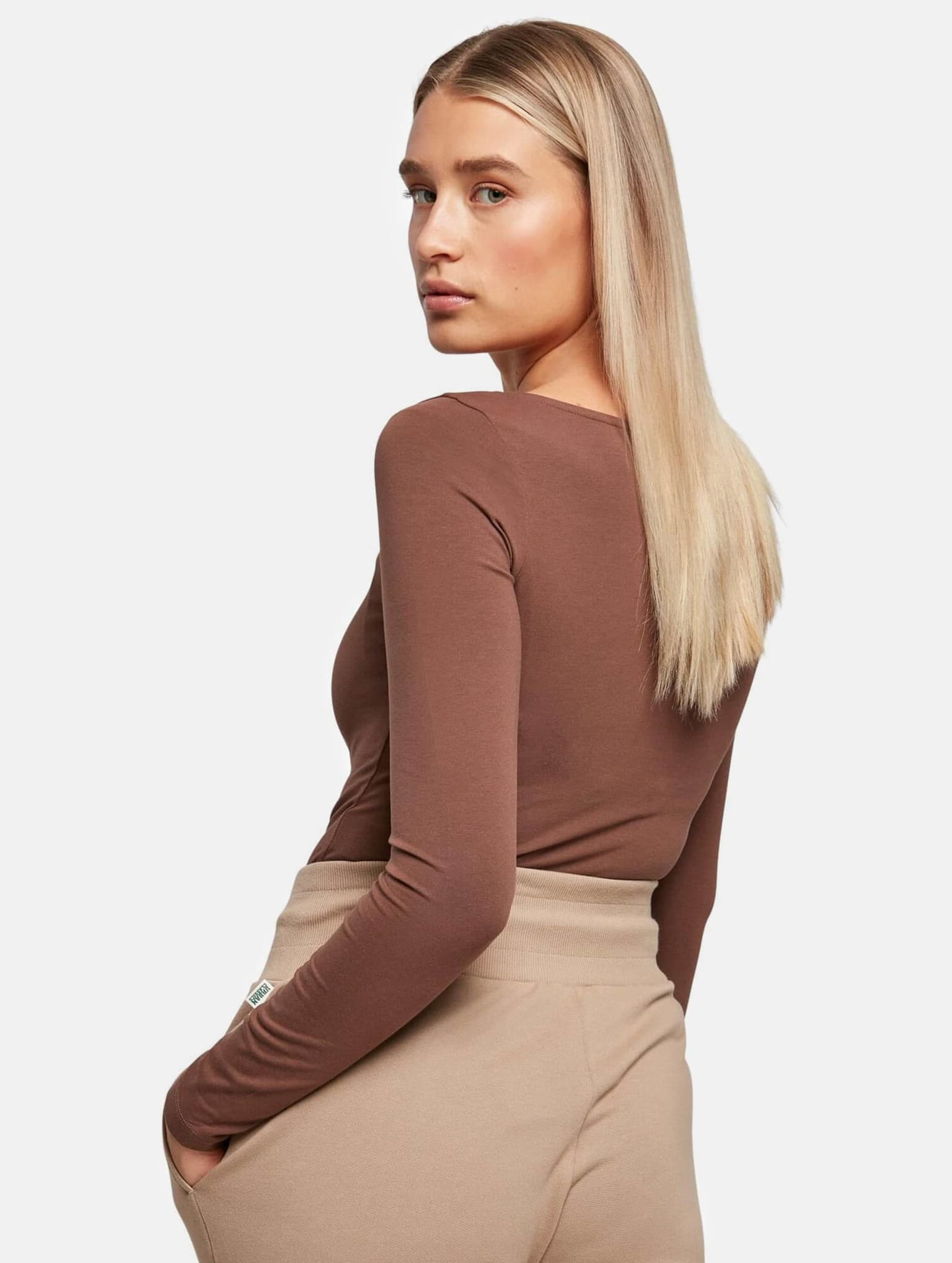 Urban Classics Ladies Essentials Longsleeve Body – Bild 2