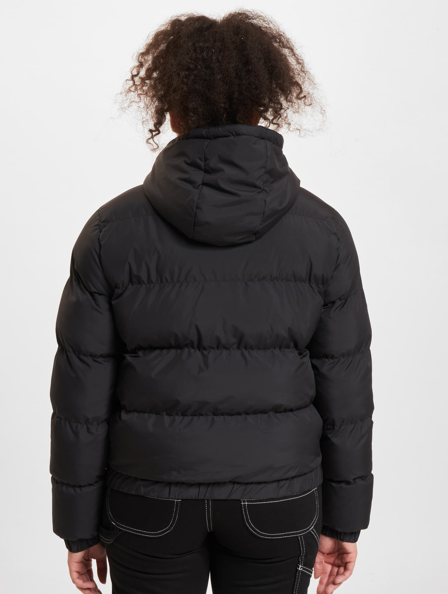 Urban Classics Ladies Hooded Puffer Jacket – Bild 2