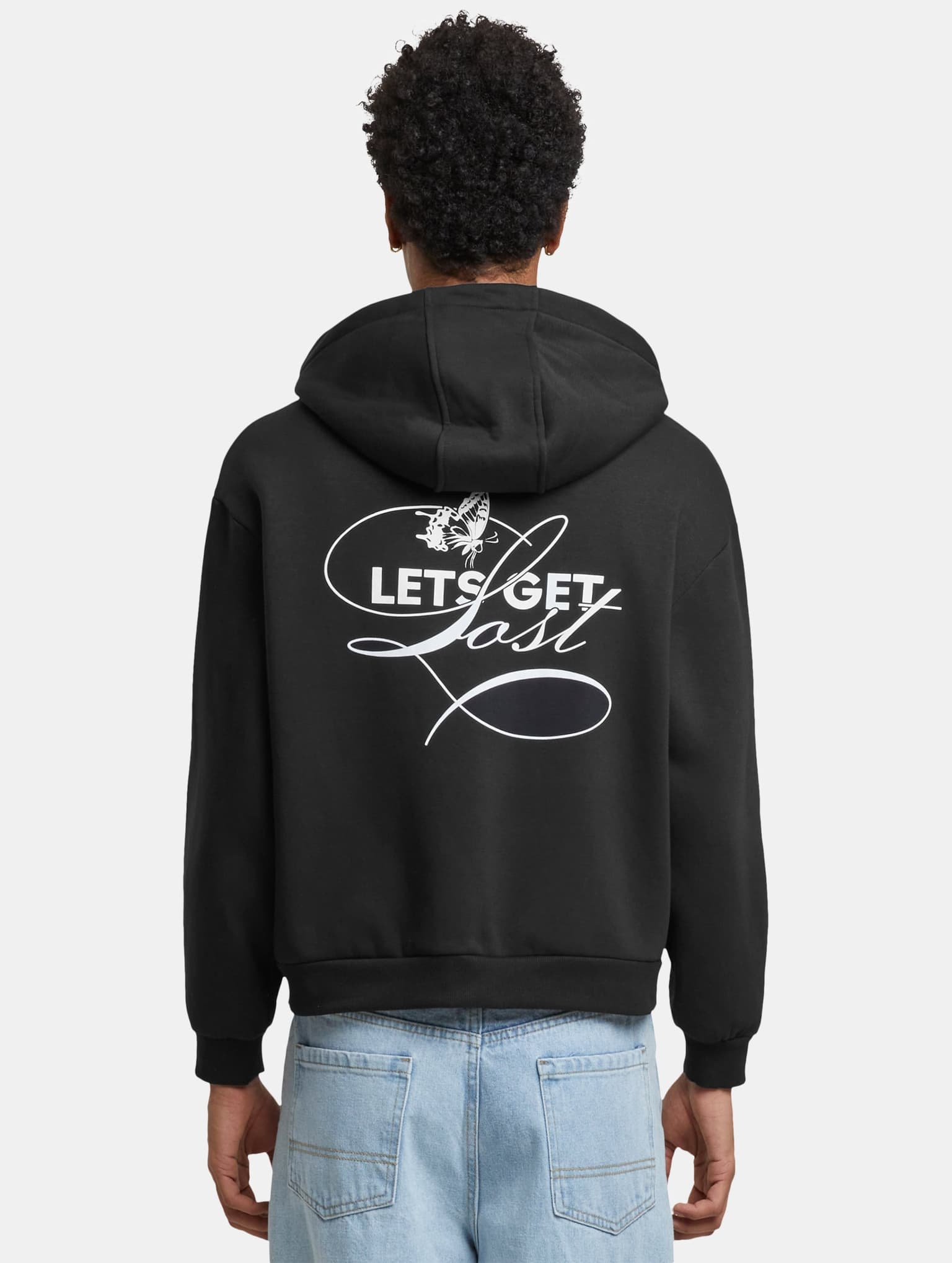 Mister Tee Upscale Let‘s Get Lost Fluffy Zip Hoody – Bild 2