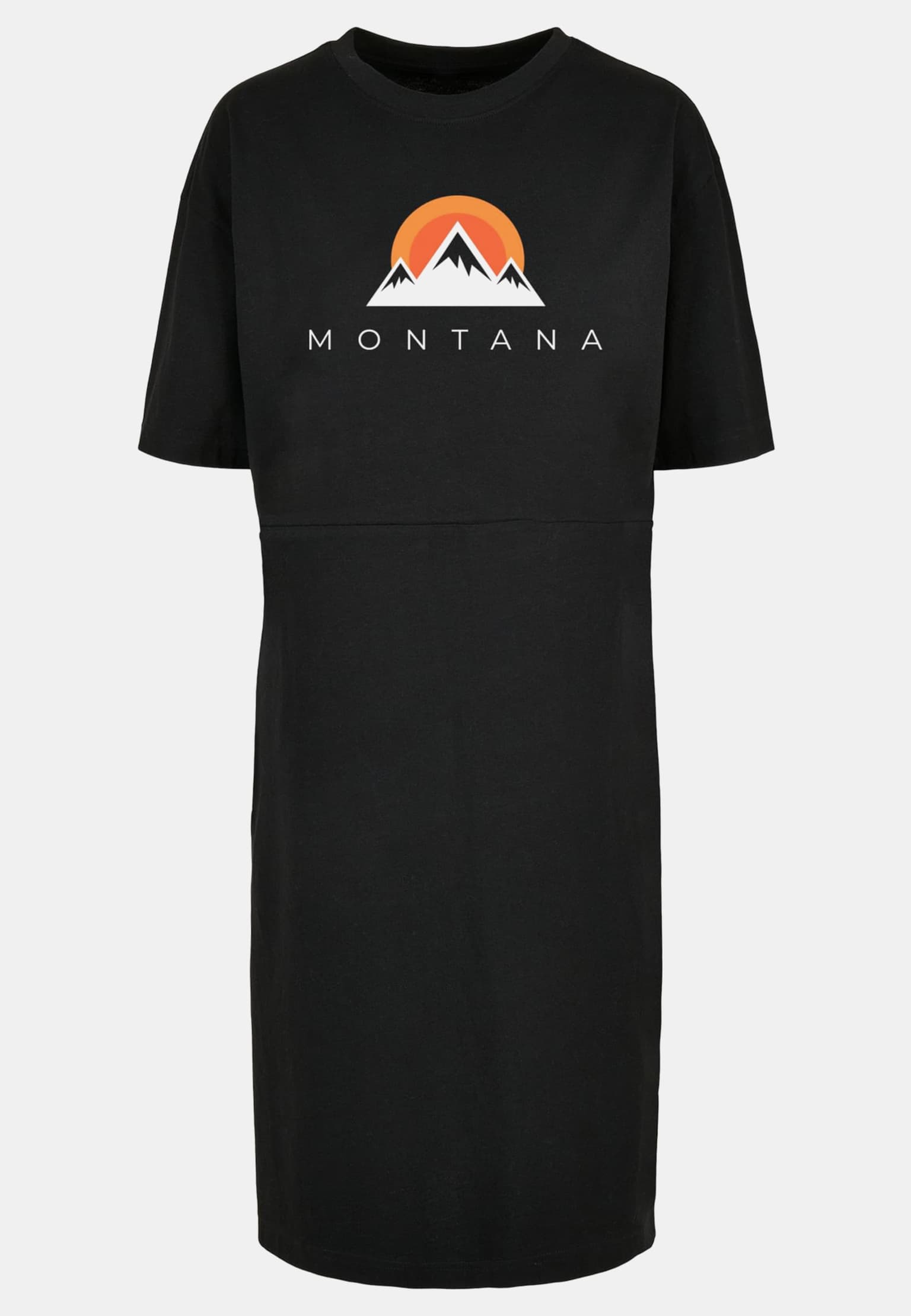 Merchcode Ladies Montana X Essentials Oversized Slit Tee Dress – Bild 3
