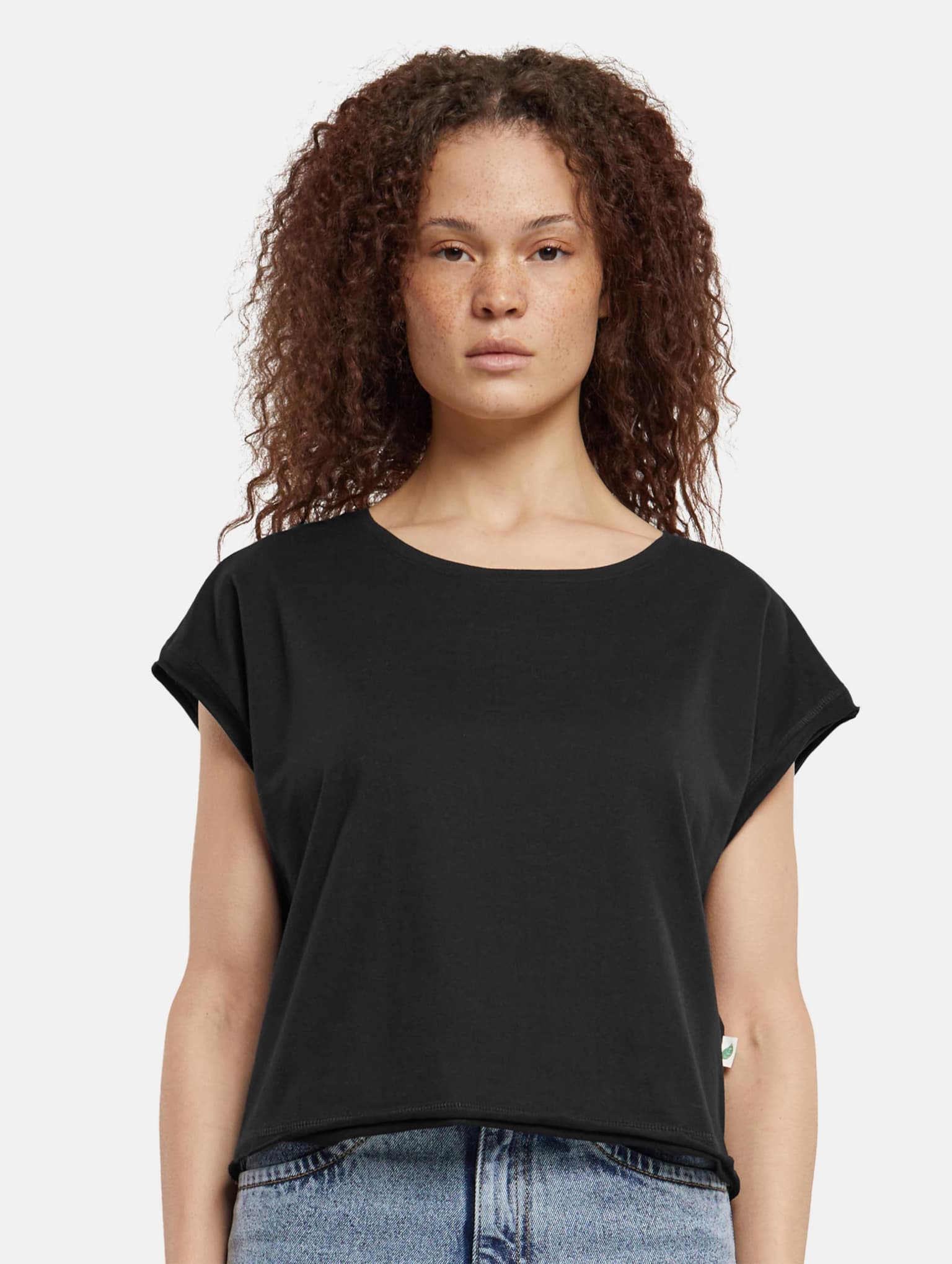 Urban Classics Ladies Essentials Open Edge Tee