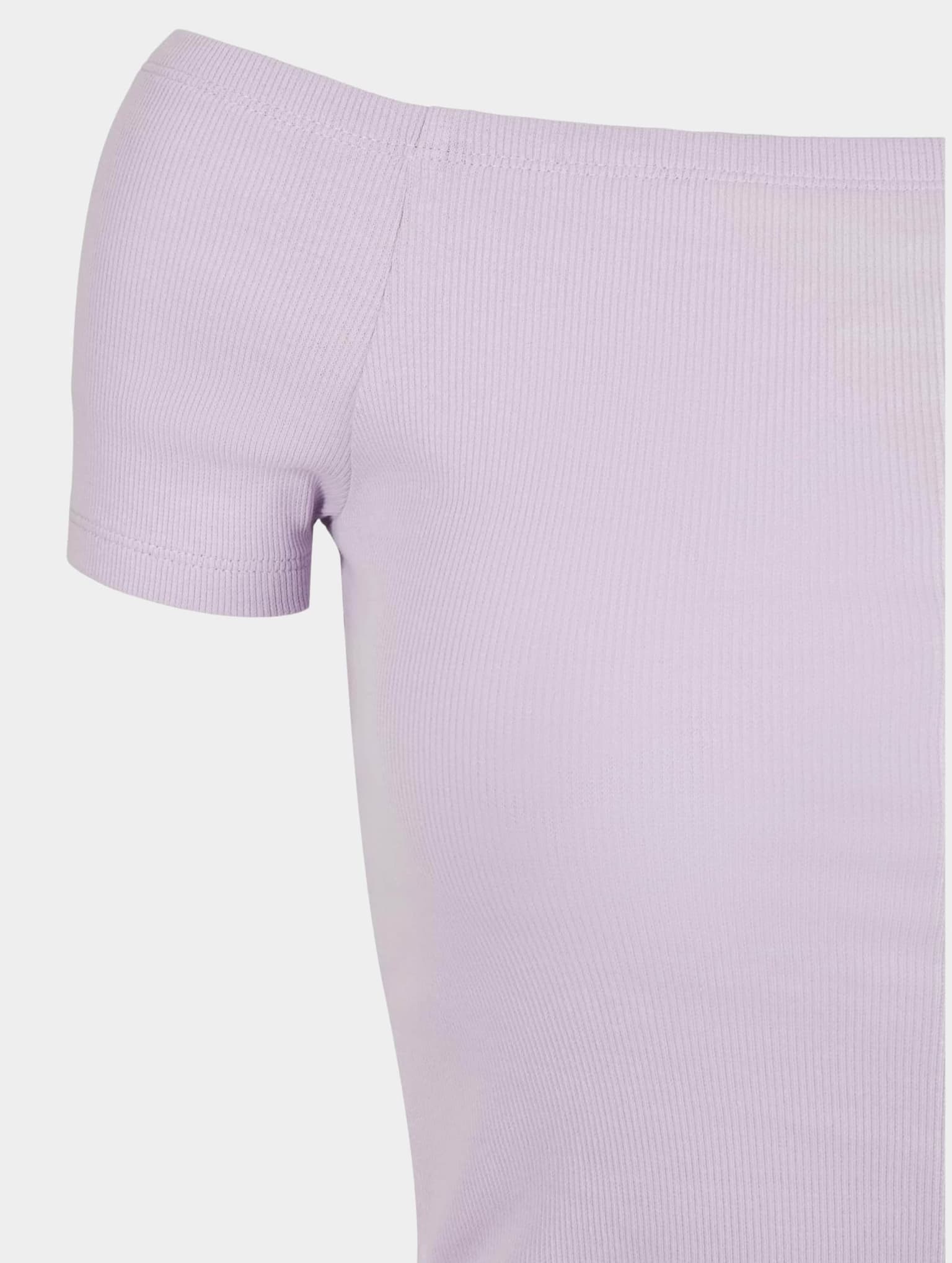 Urban Classics Ladies Off Shoulder Rib Tee – Bild 4