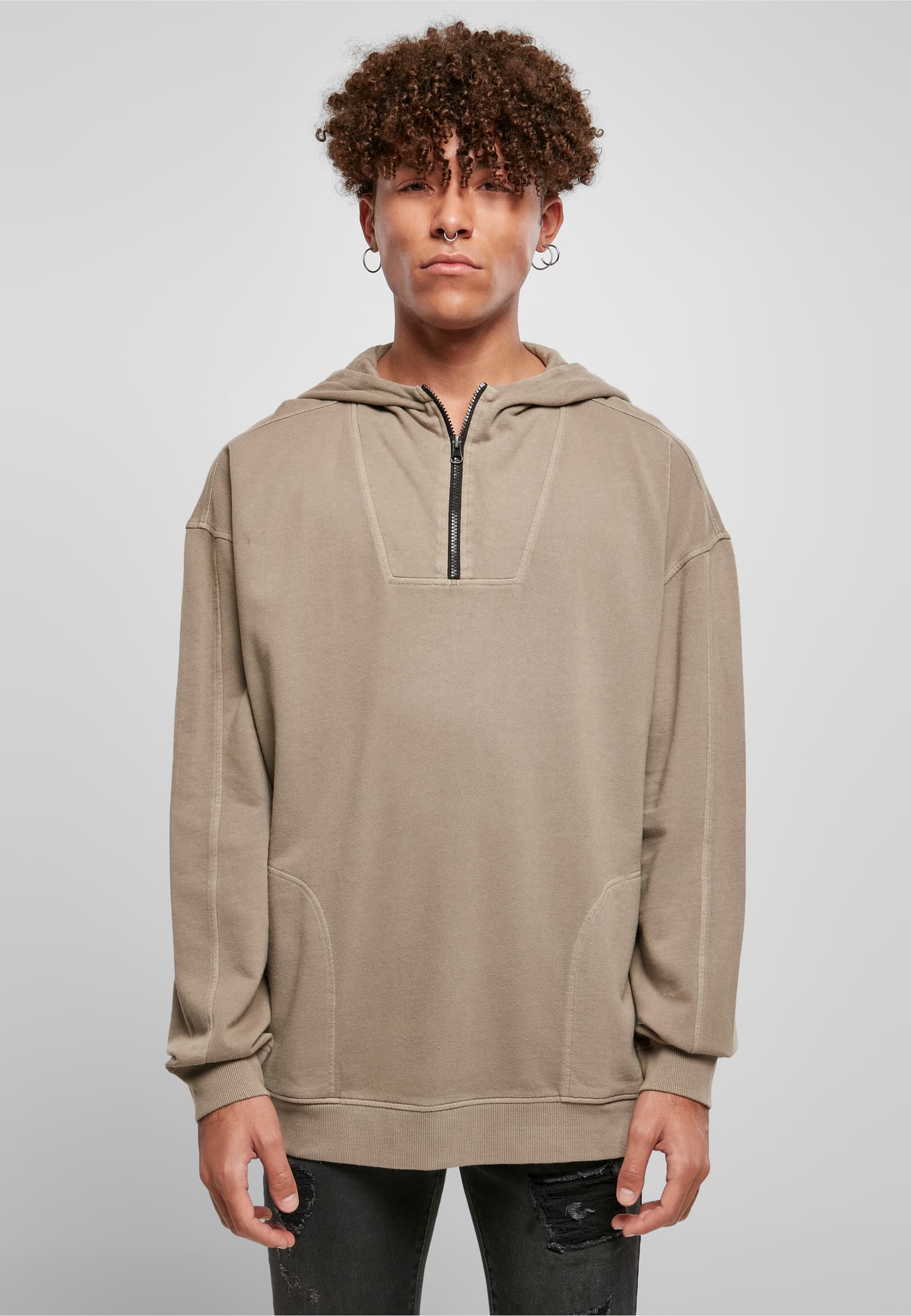 Urban Classics Overdyed Camp Hoody – Bild 3