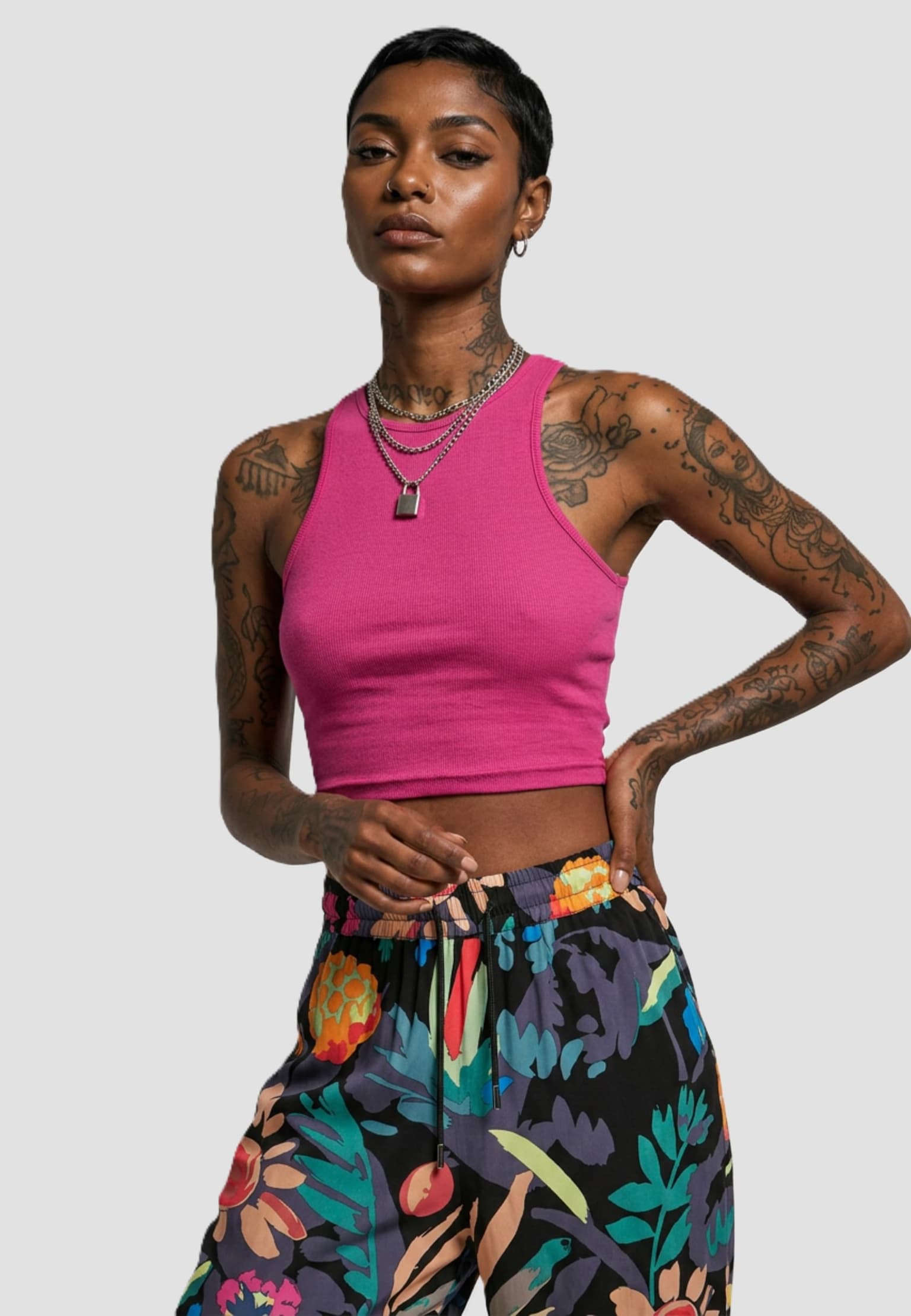 Urban Classics Ladies Cropped Rib Top