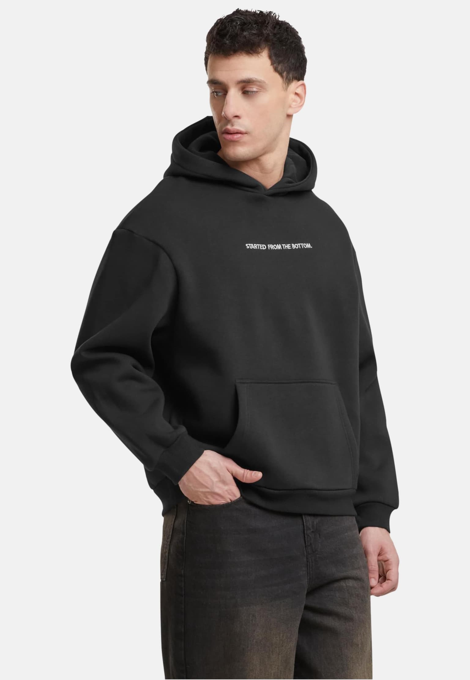 Mister Tee Started From The Bottom EMB Fluffy Hoody