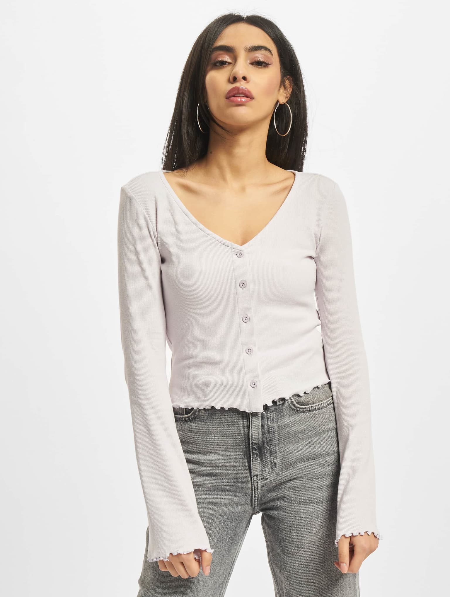 Urban Classics Ladies Cropped Rib Cardigan – Bild 3