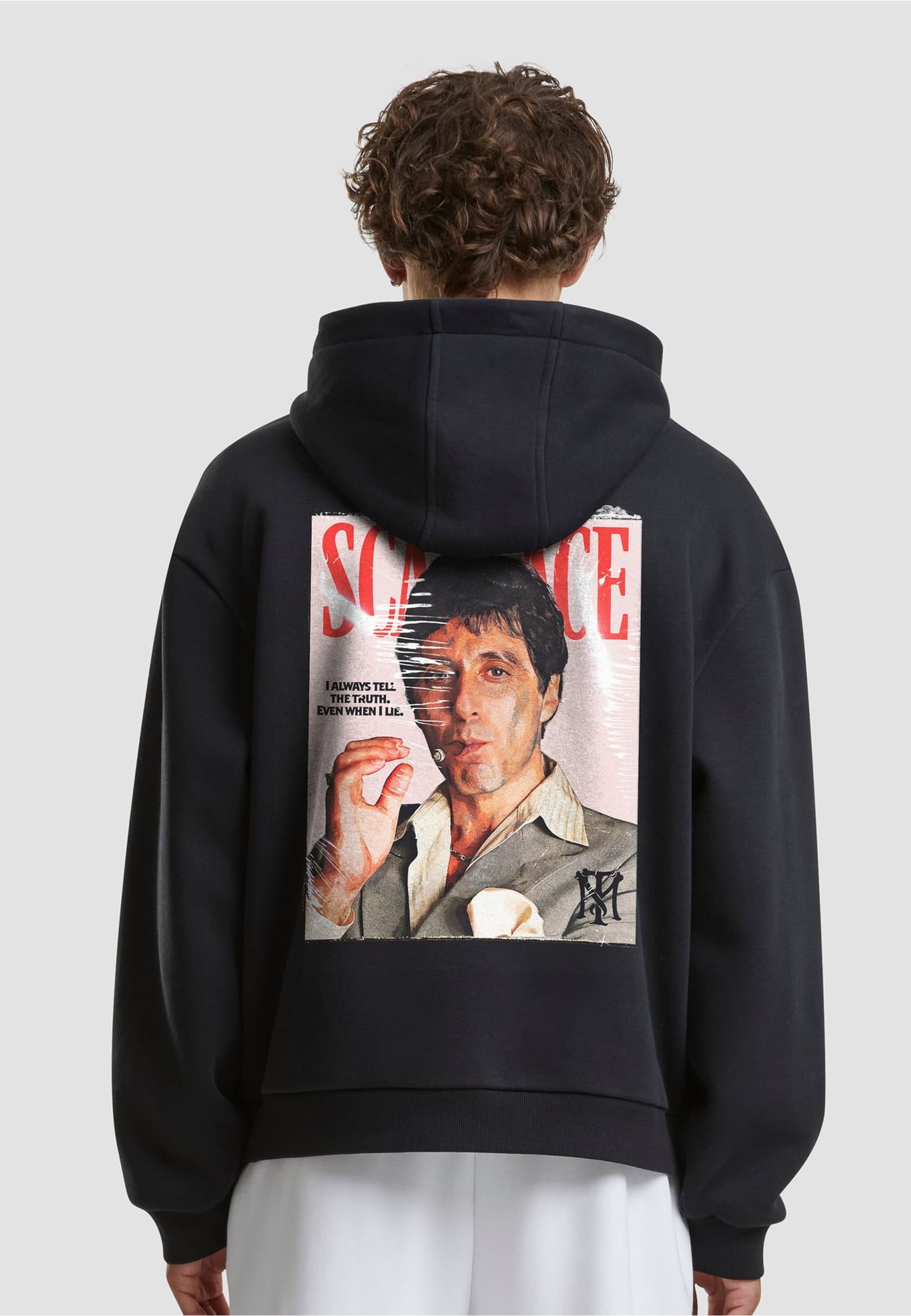 Merchcode Scarface Magazine Cover Fluffy Hoodie – Bild 2