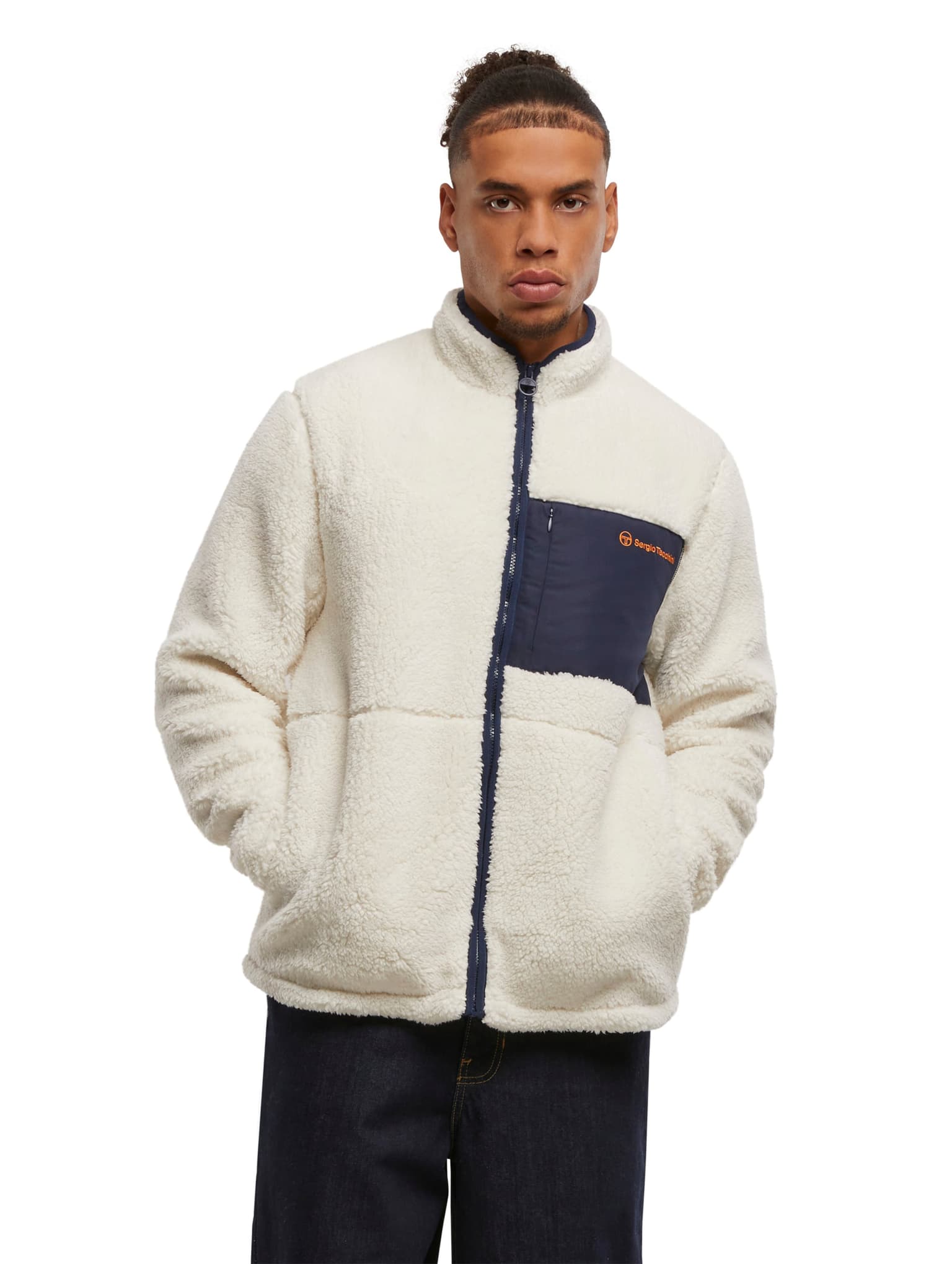Sergio Tacchini Whitman Borg Fleece Übergangsjacke – Bild 2
