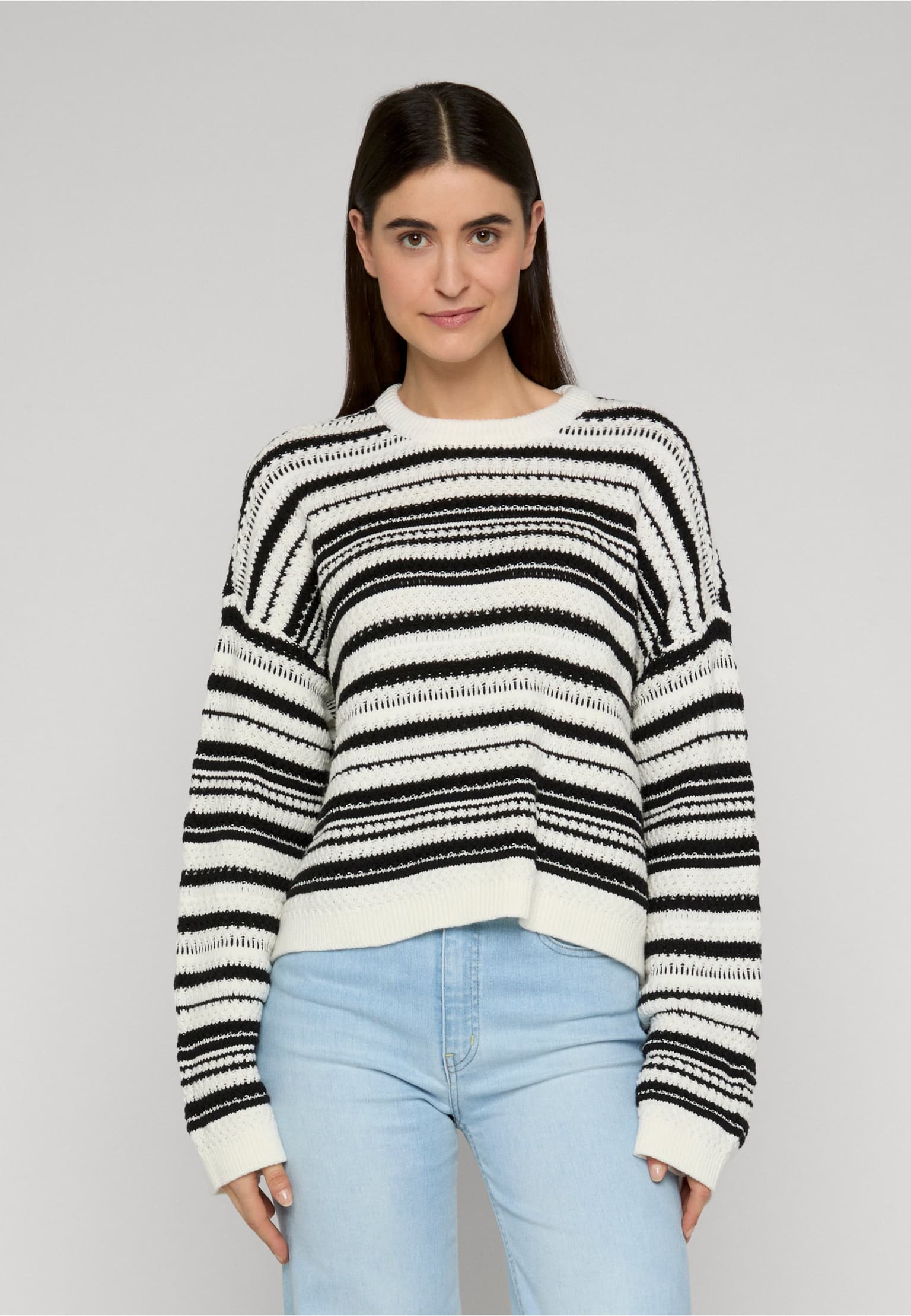 Noisy May NMZOBIYA L/S O-NECK KNIT FWD
