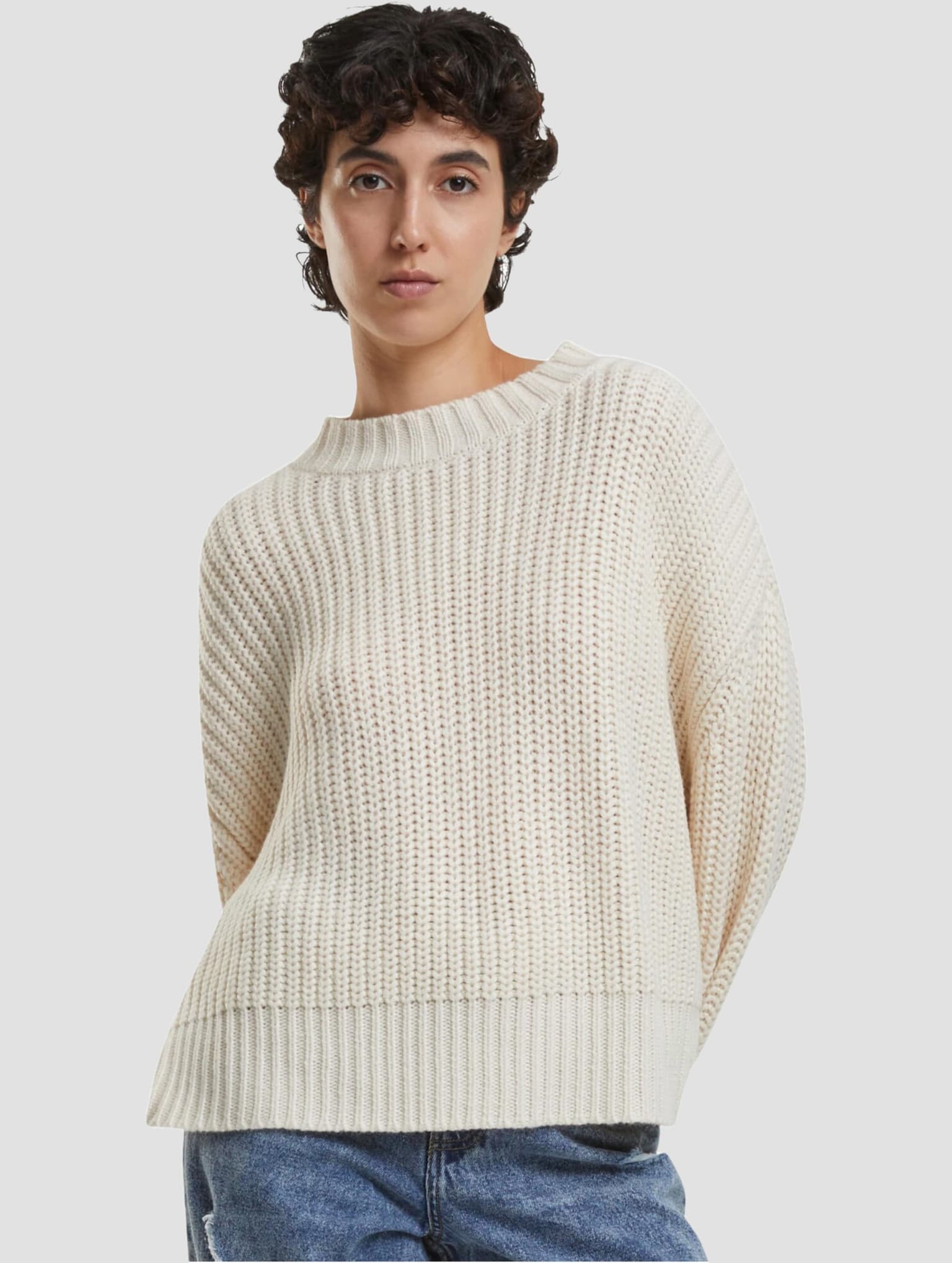 Urban Classics Ladies Wide Basic Oversized Sweater