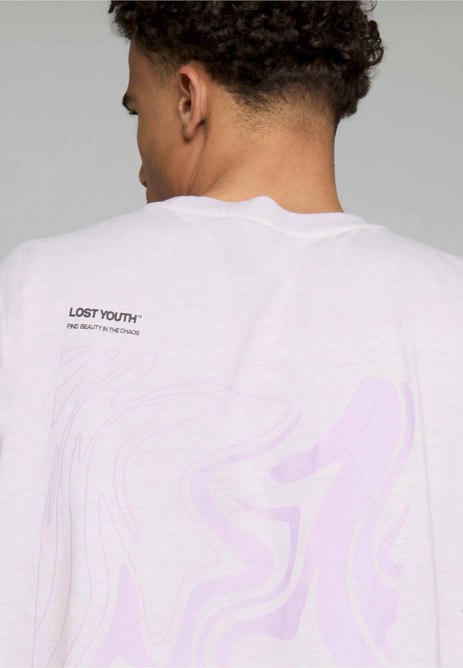 Lost Youth LY ACID WASHED TEE - CHAOS – Bild 3
