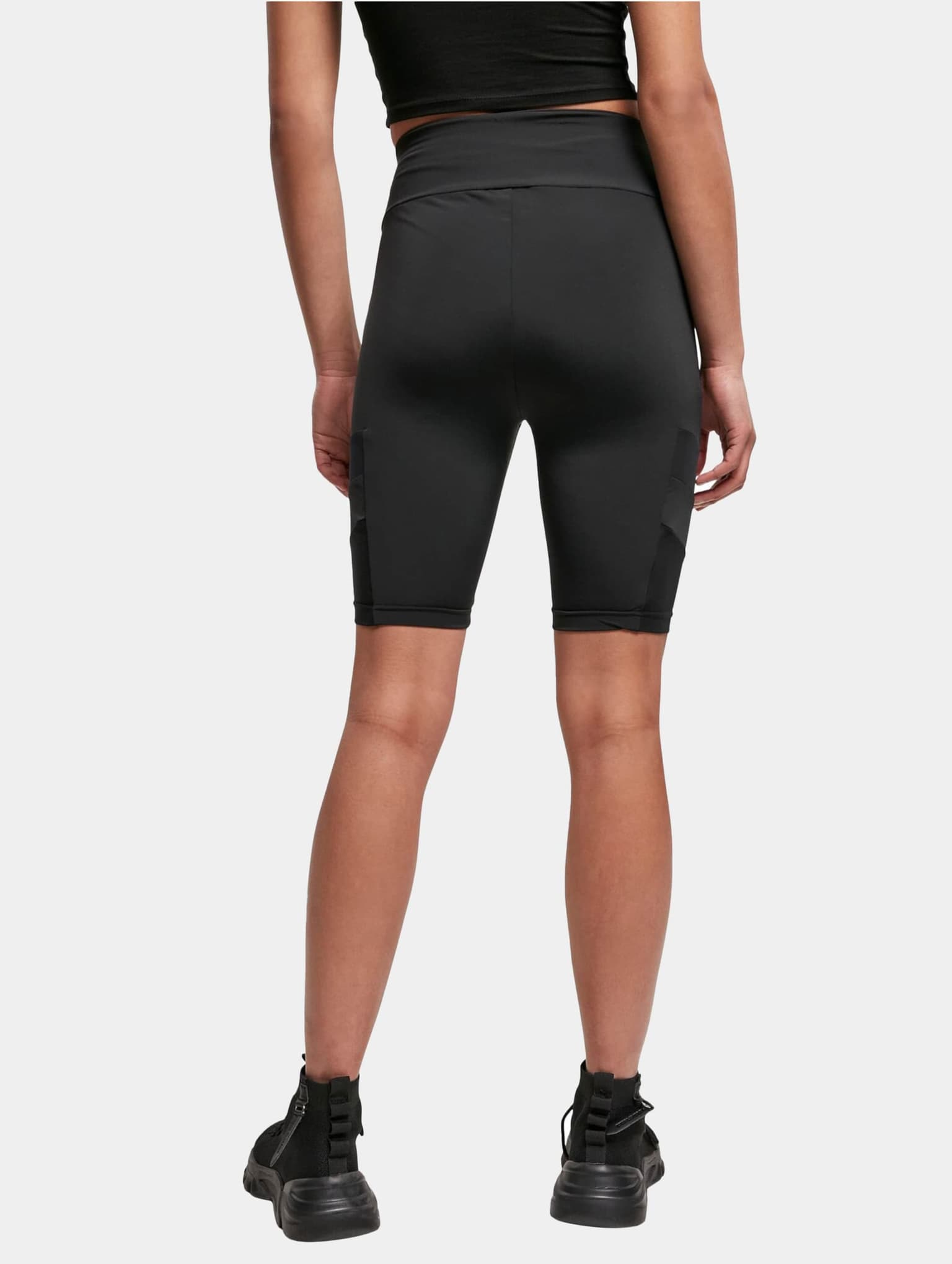 Urban Classics Ladies High Waist Tech Mesh Cycle Short – Bild 2