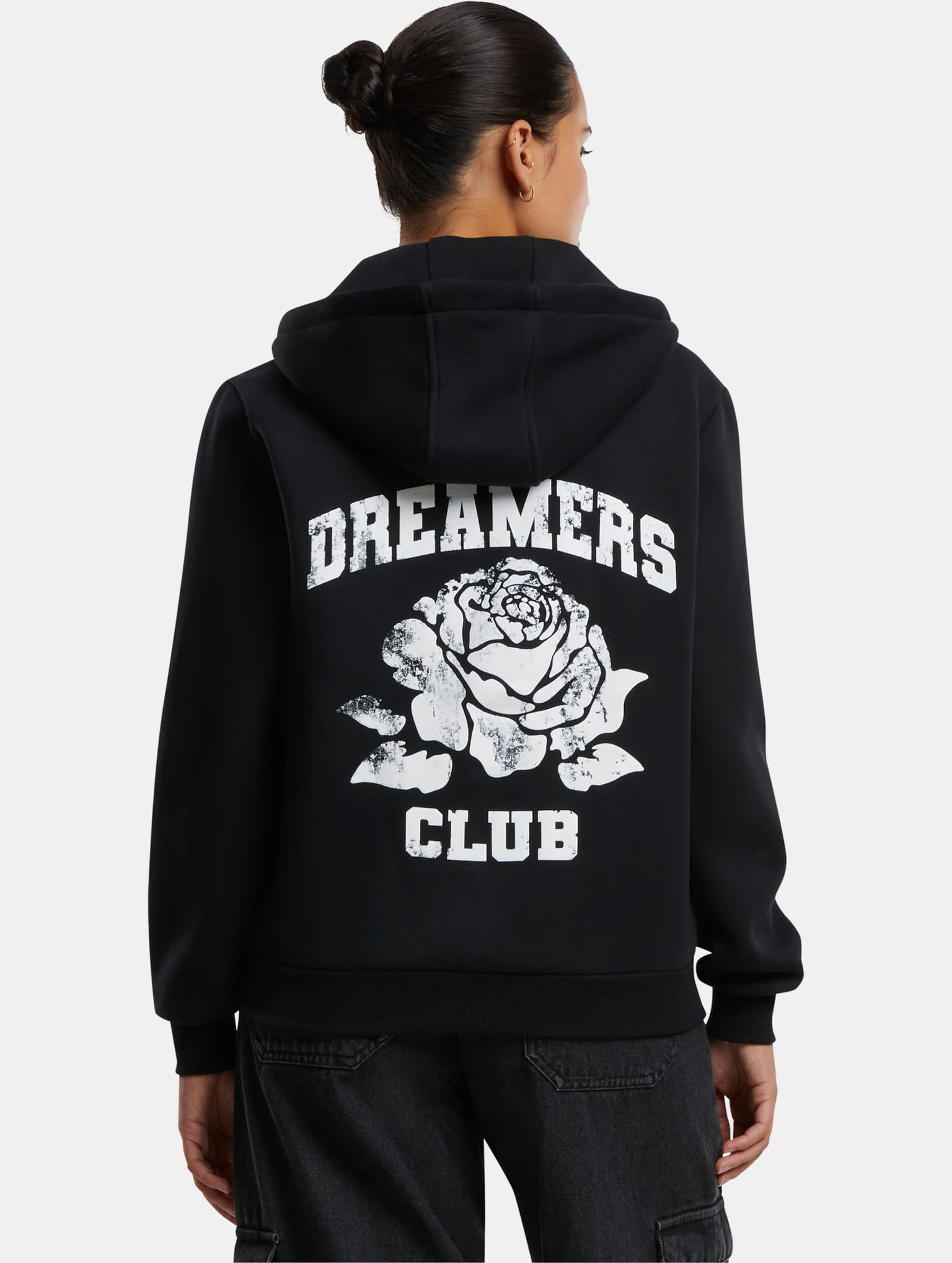 Miss Tee Romantic Dreamers Ladies Fluffy Zip Hoody – Bild 2
