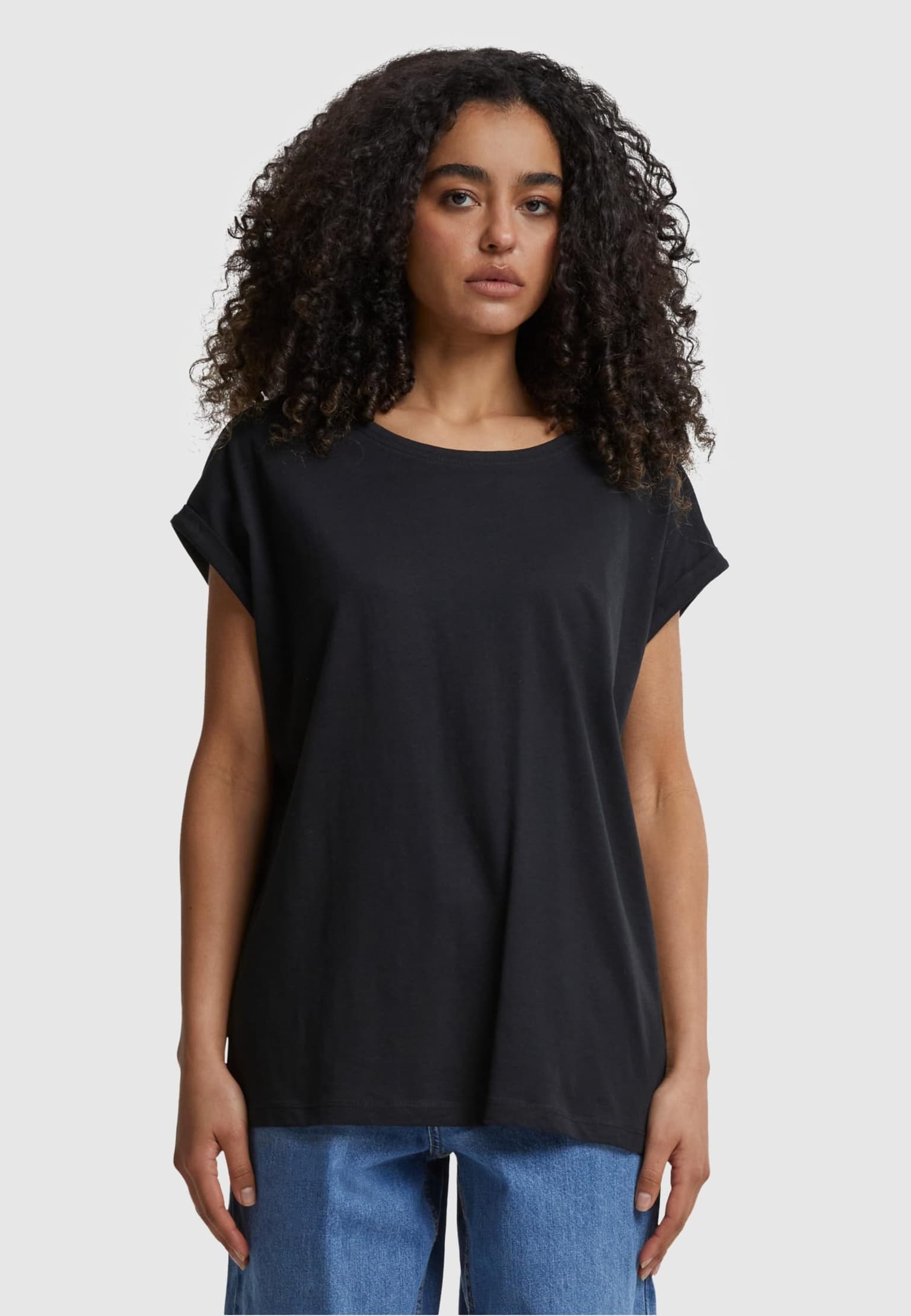 Urban Classics Ladies Extended Shoulder Tee – Bild 3
