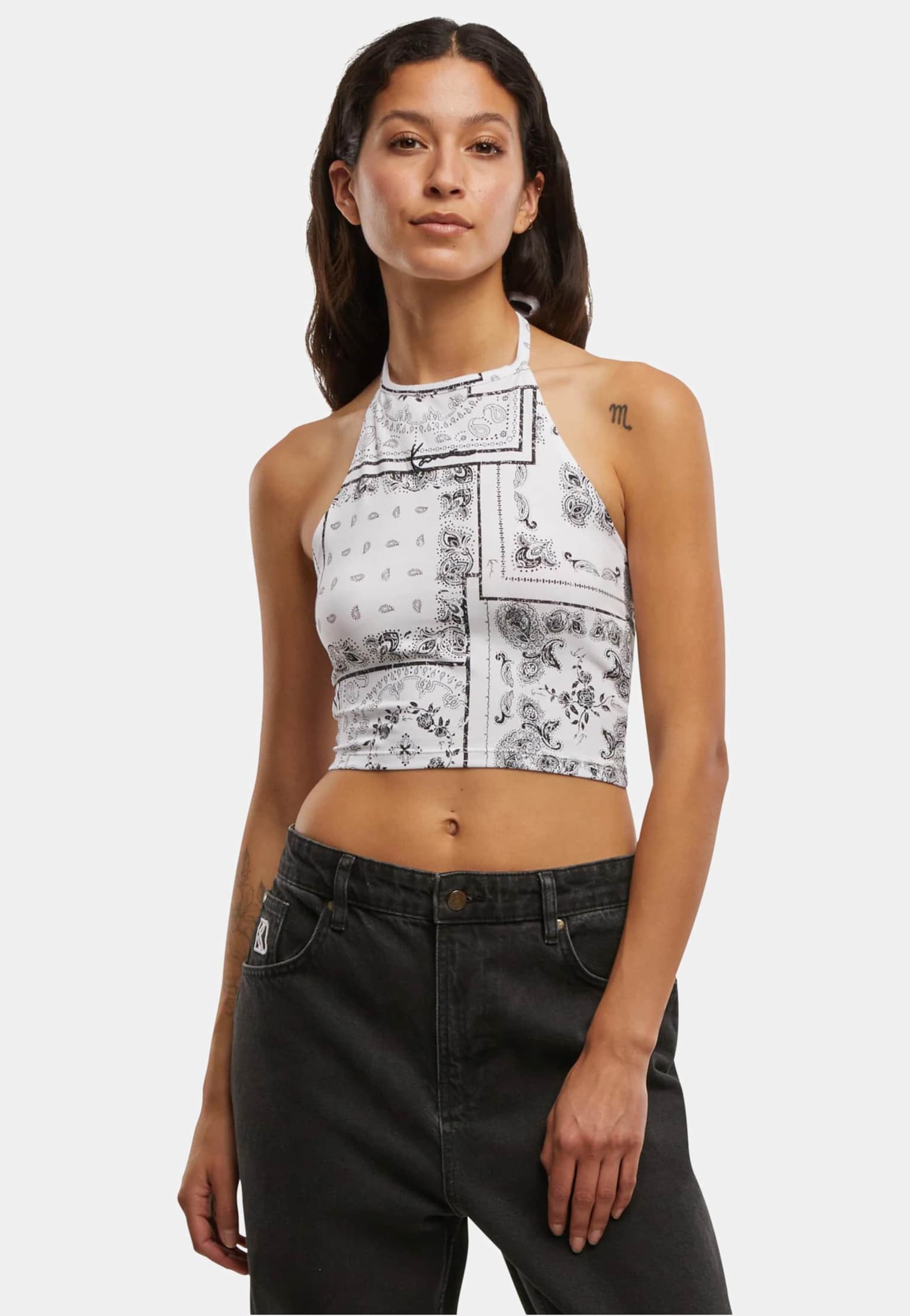 Karl Kani Signature Paisley Neckholder Top