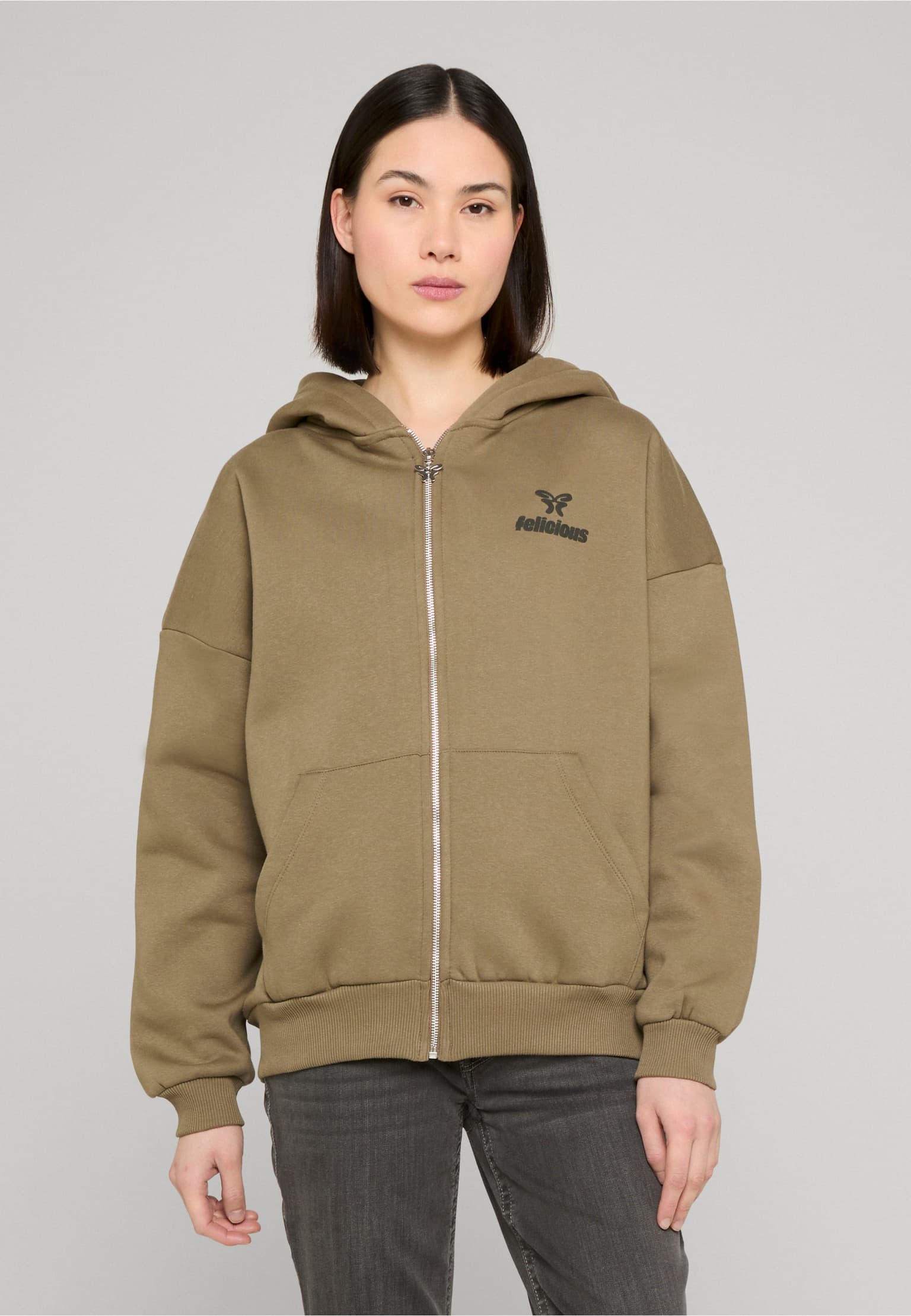 Felicious BASIC Chest Logo Zipper