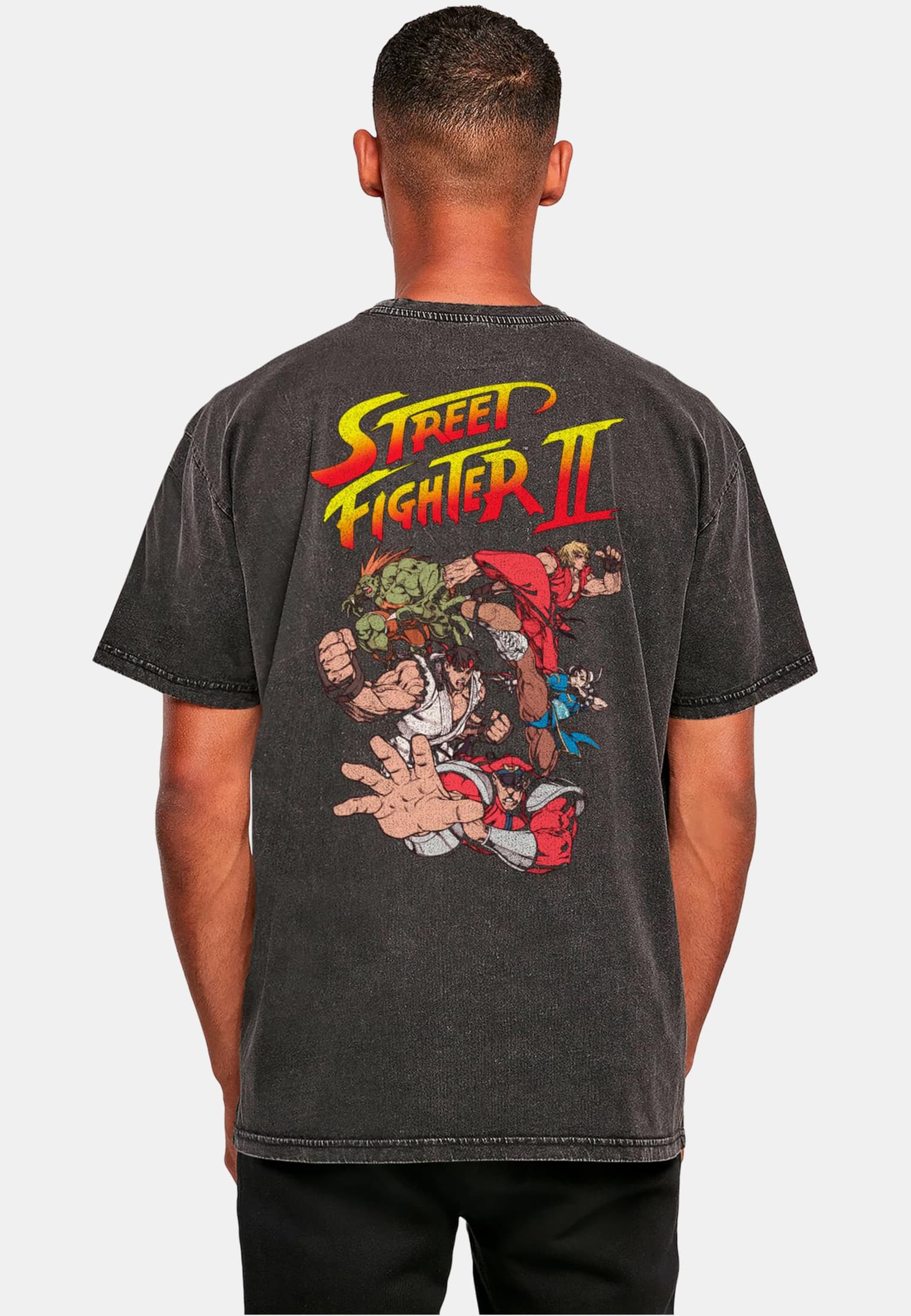 Merchcode Streetfighter II Roster Oversize Tee – Bild 2