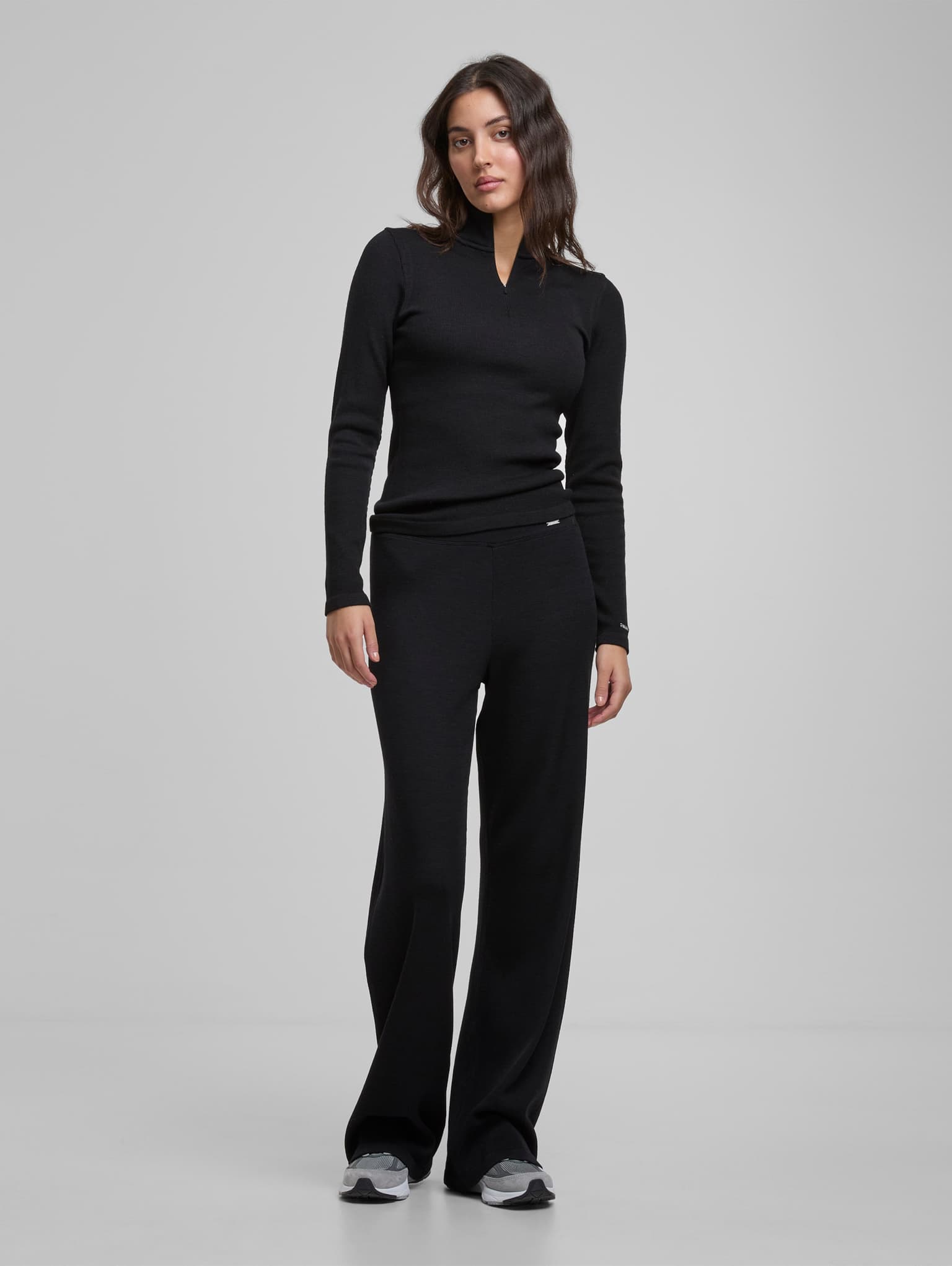 aimn aim'n Ribbed Wool Wide Jogginghose – Bild 4