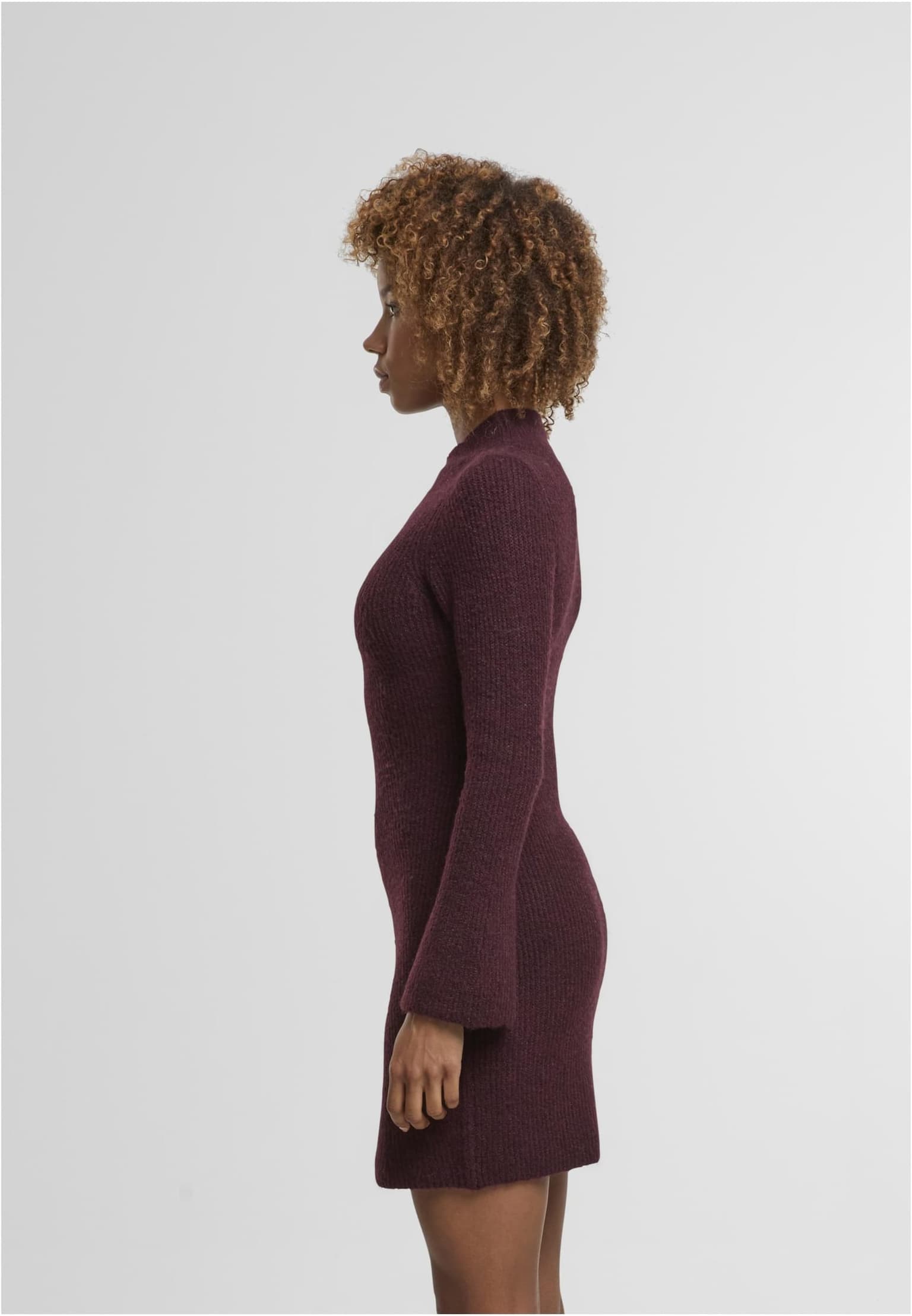 Noisy May NMNOLA L/S HIGH NECK KNIT DRESS FWD – Bild 3