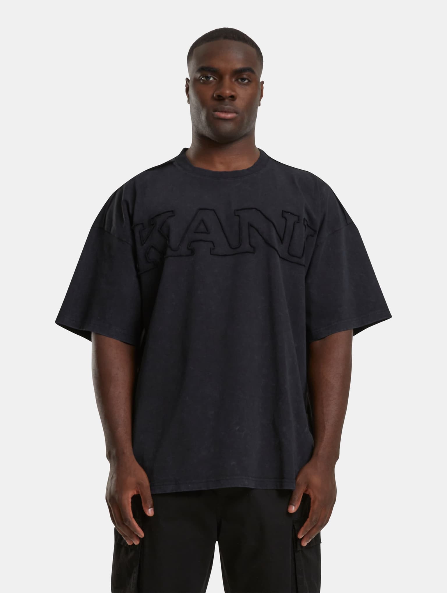 KM242-006-3 Karl Kani Retro Washed Distressed Boxy Tee – Bild 3