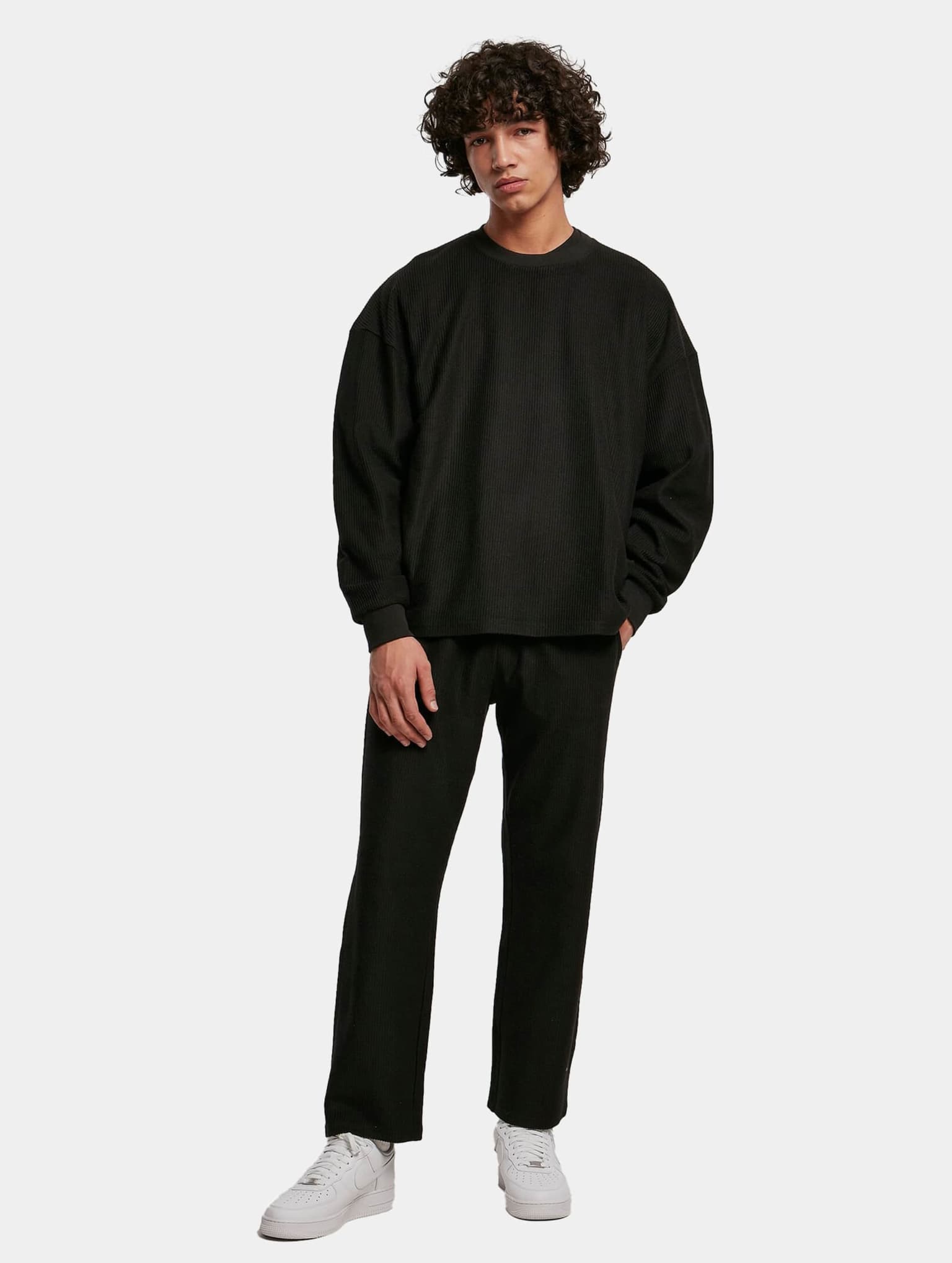Urban Classics Rib Terry Boxy Crew – Bild 4