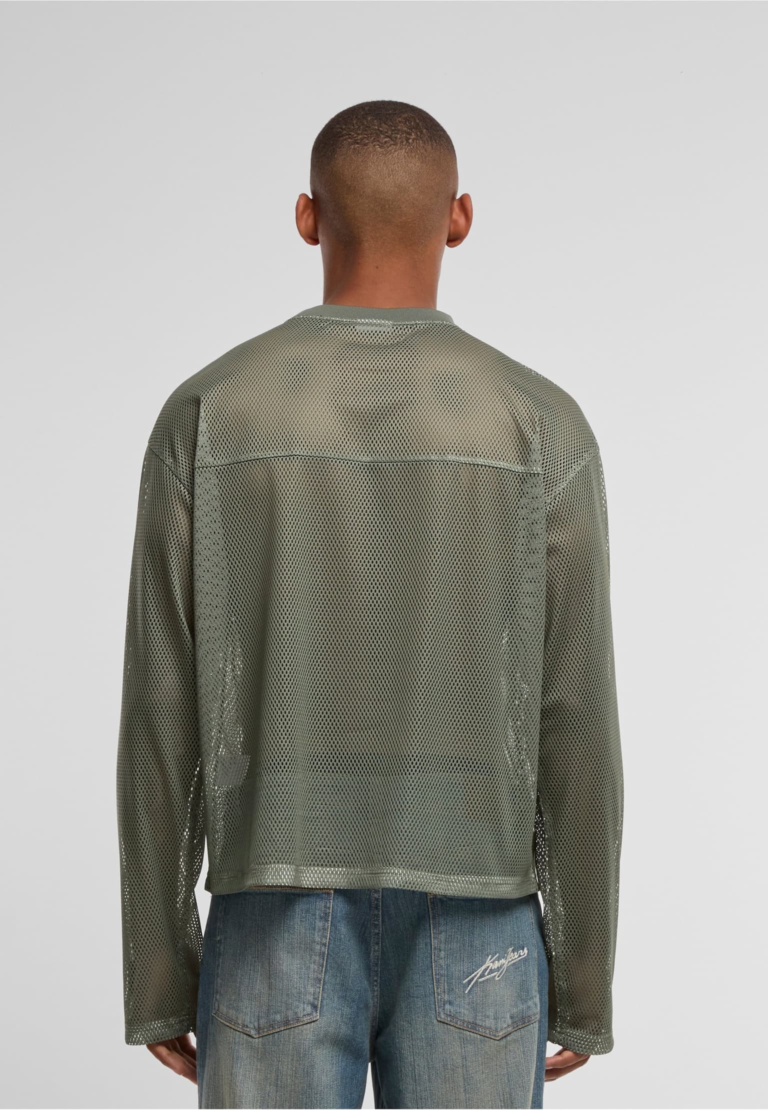 Karl Kani Stencil Mesh Boxy Longsleeve – Bild 2