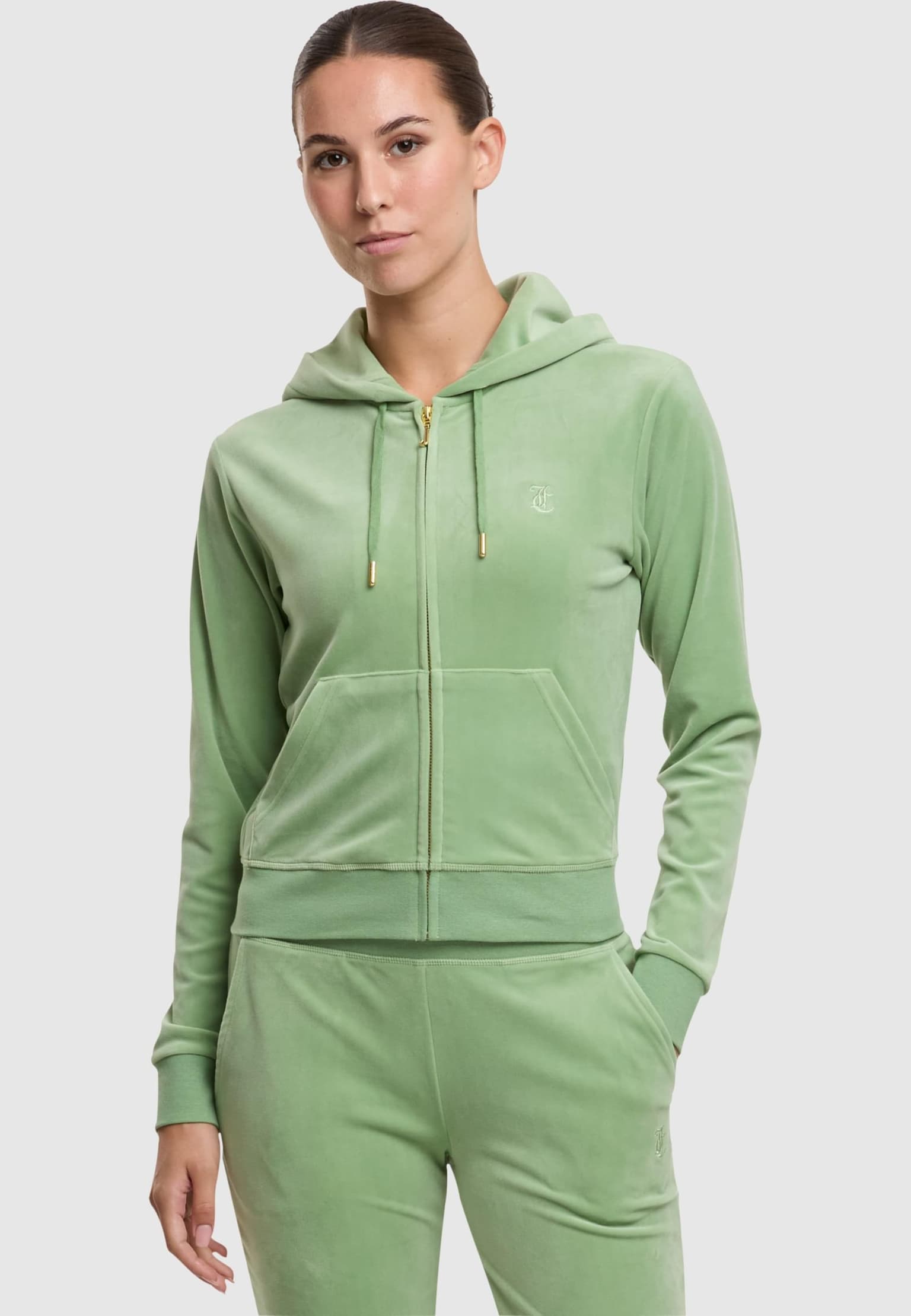 Juicy Couture DACH ADDISON VELOUR ZIP HOODIE