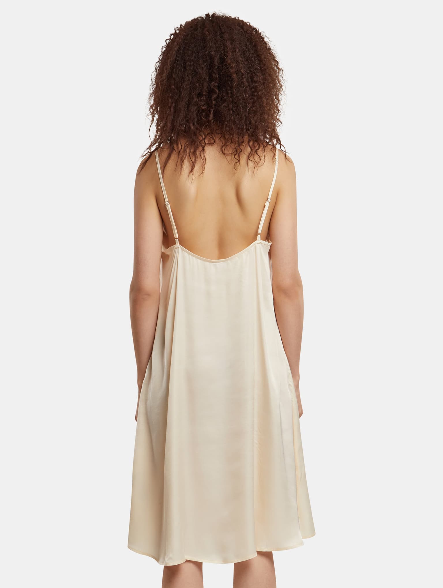 Urban Classics Viscose Satin Slip Kleid – Bild 2