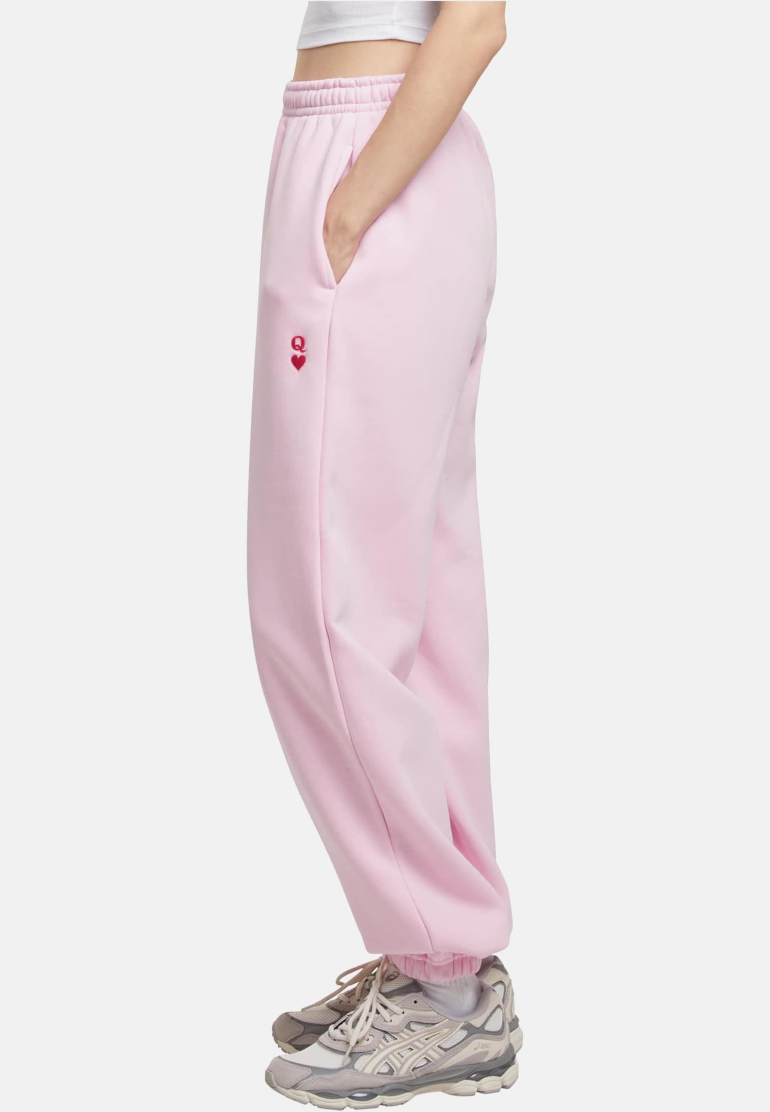 Miss Tee Real Queen EMB Ladies Fluffy Sweatpants – Bild 3